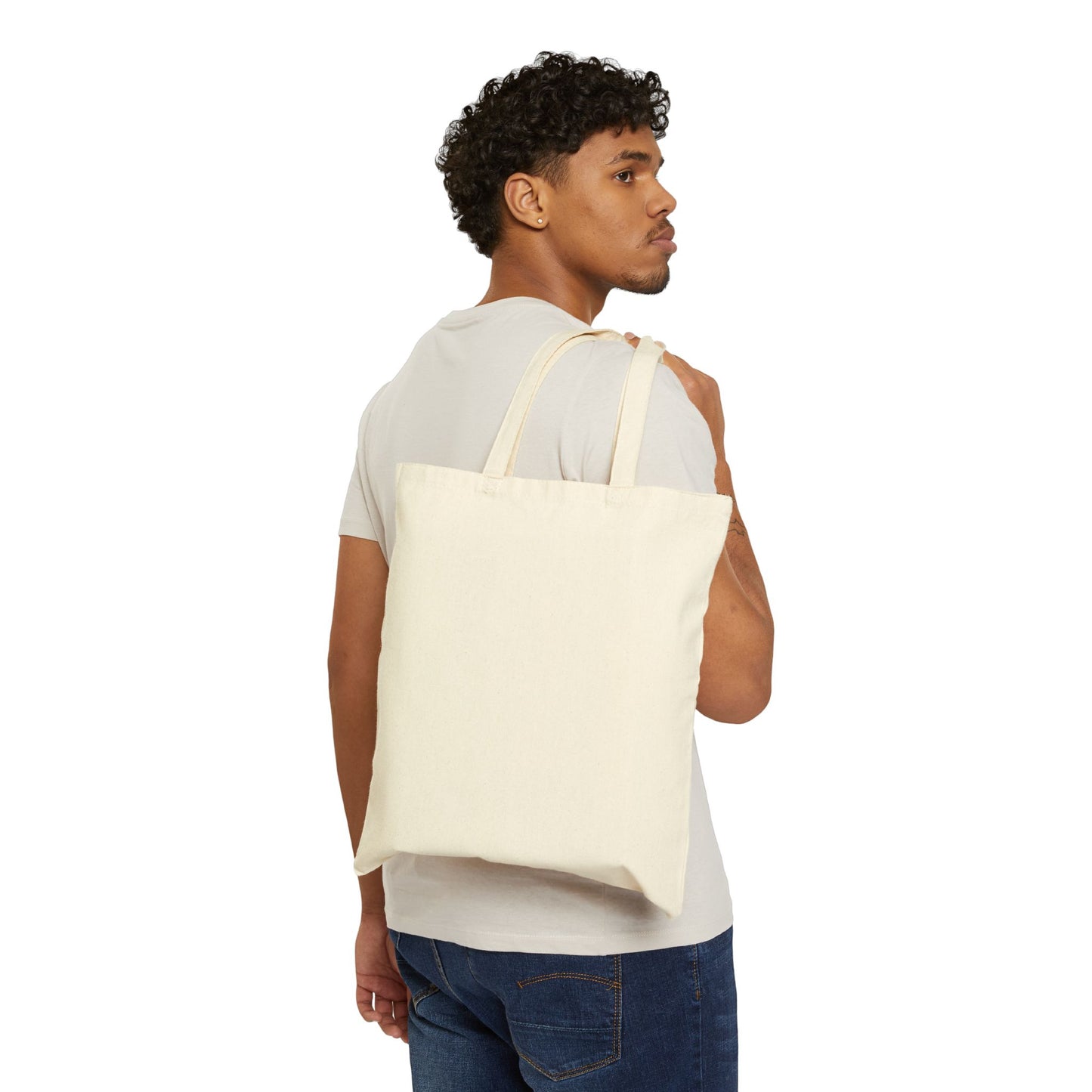 Rise with Resilience Cotton Canvas Tote Bag