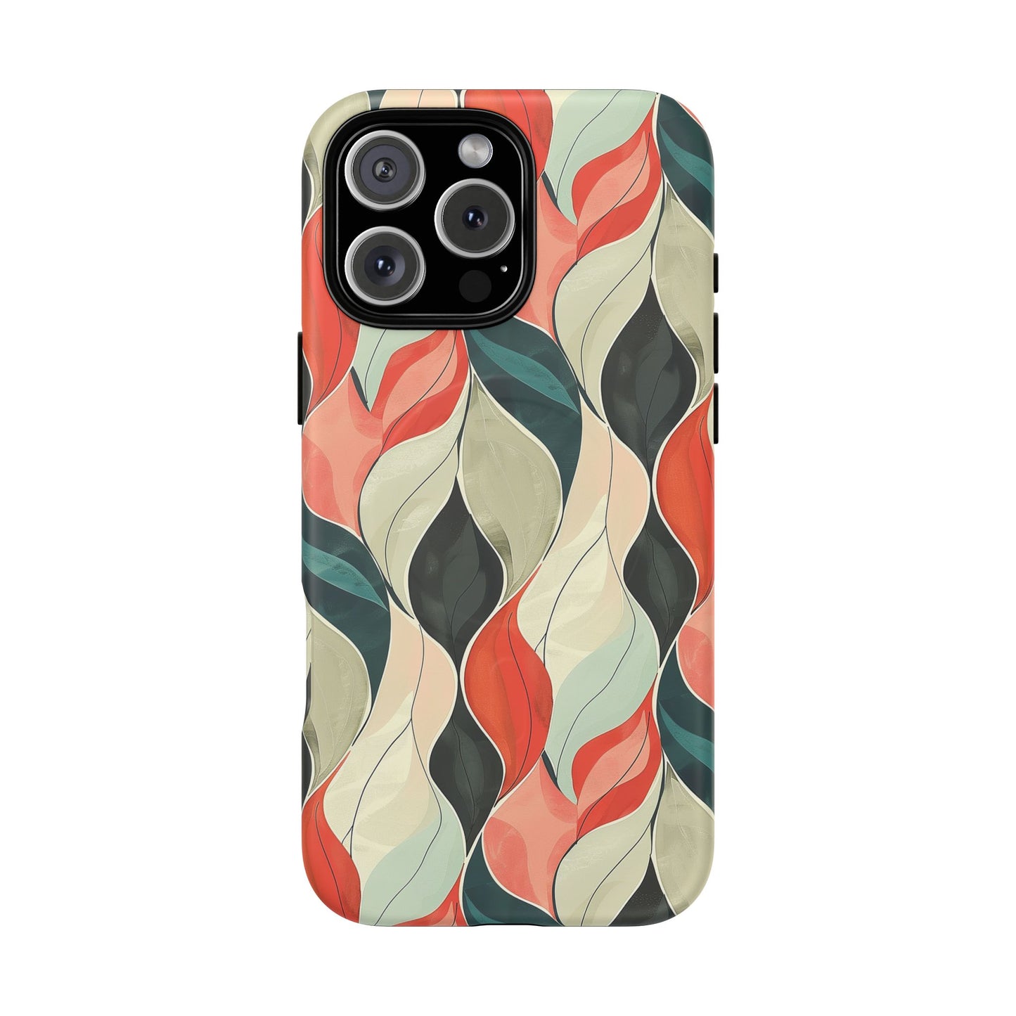 Soft Swirl Floral Tough Magnetic Case