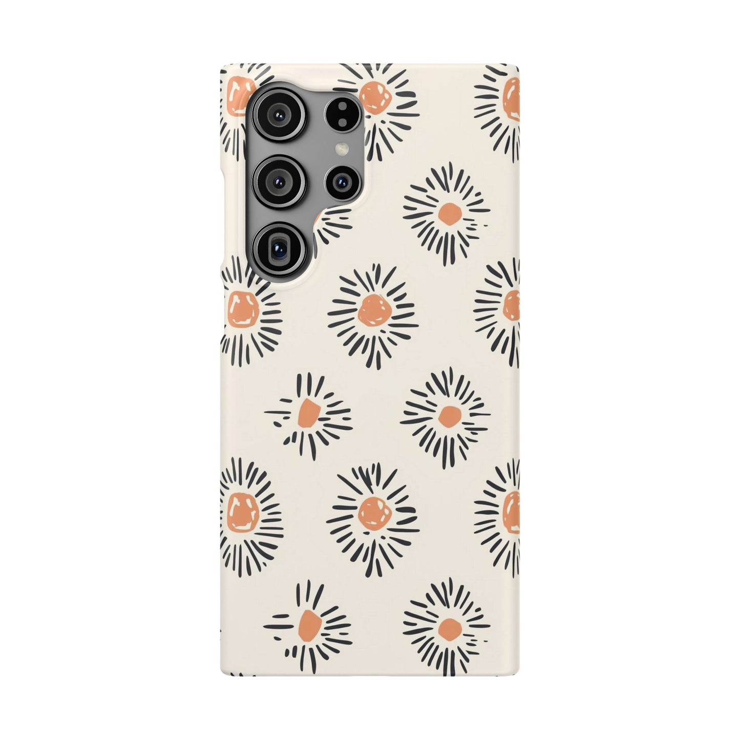 Sunburst Diary Floral Snap Case