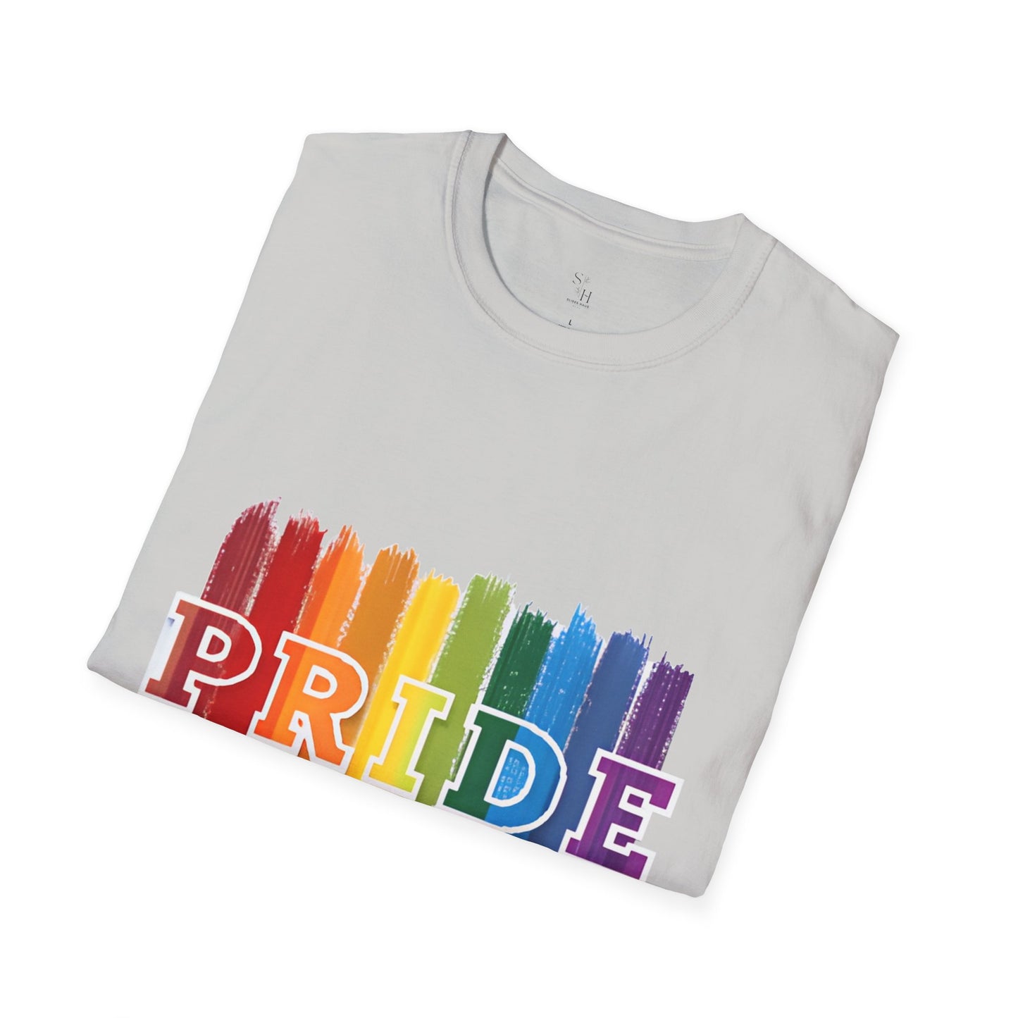 Pride Rainbow Stripes & Fingerprint T-Shirt