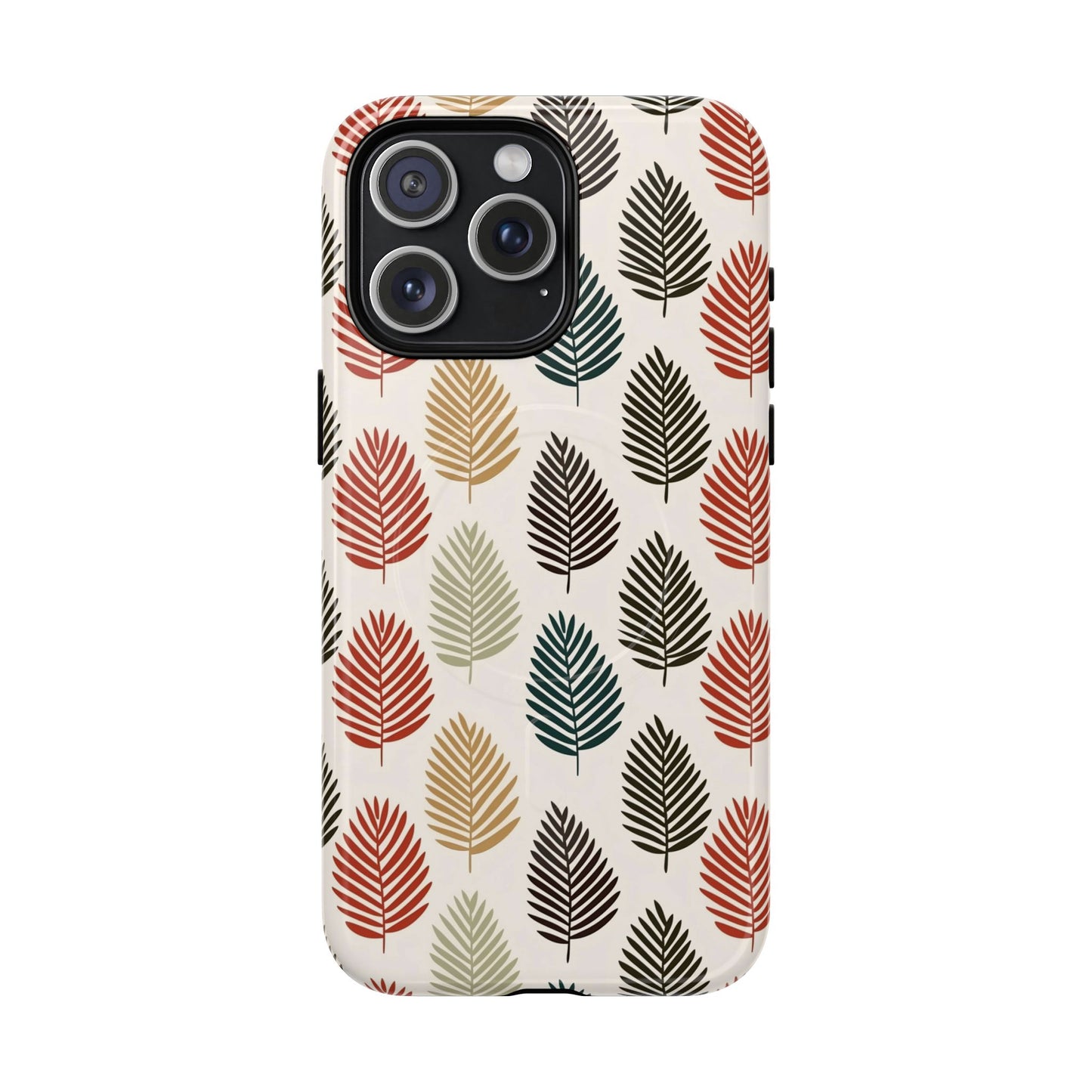 Robuste magnetische Handyhülle mit Herbstlaub-Motiv