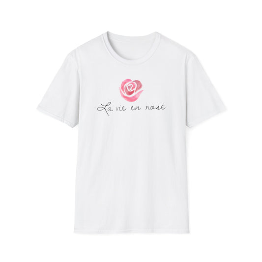 La vie en Rose Unisex Softstyle T-Shirt