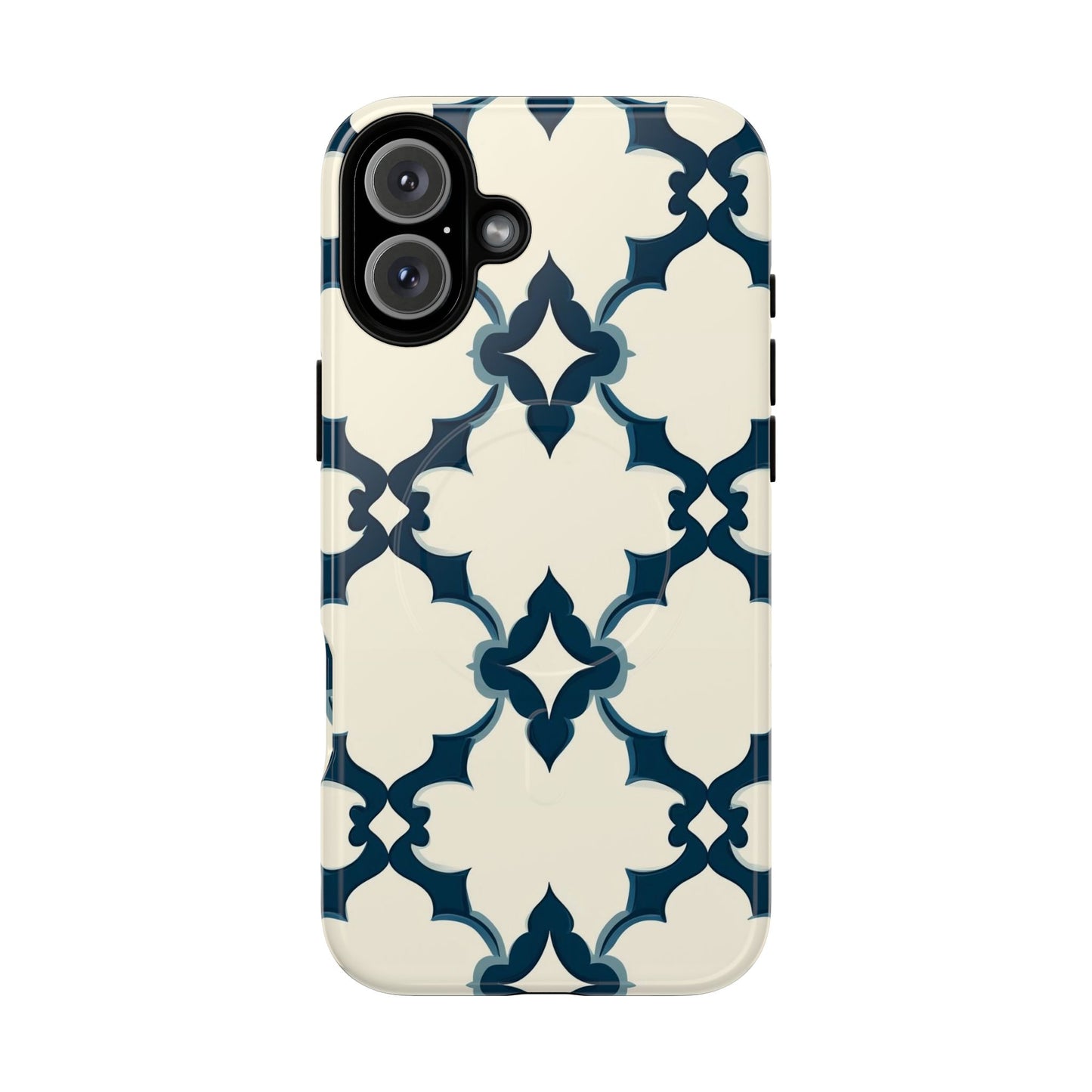 Midnight Quatrefoil Tough Magnetic Case