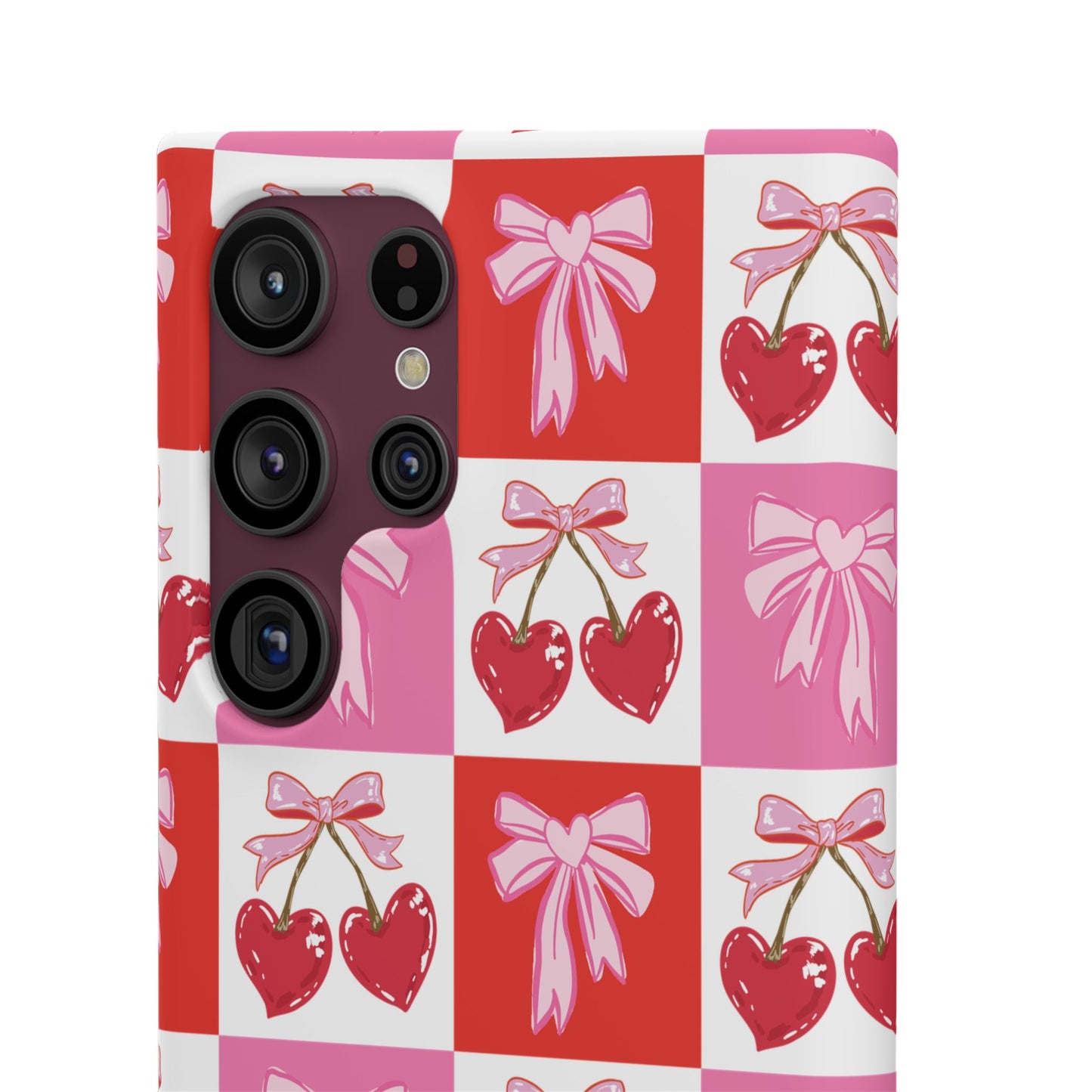 Sweet Pink Coquette Snap Case