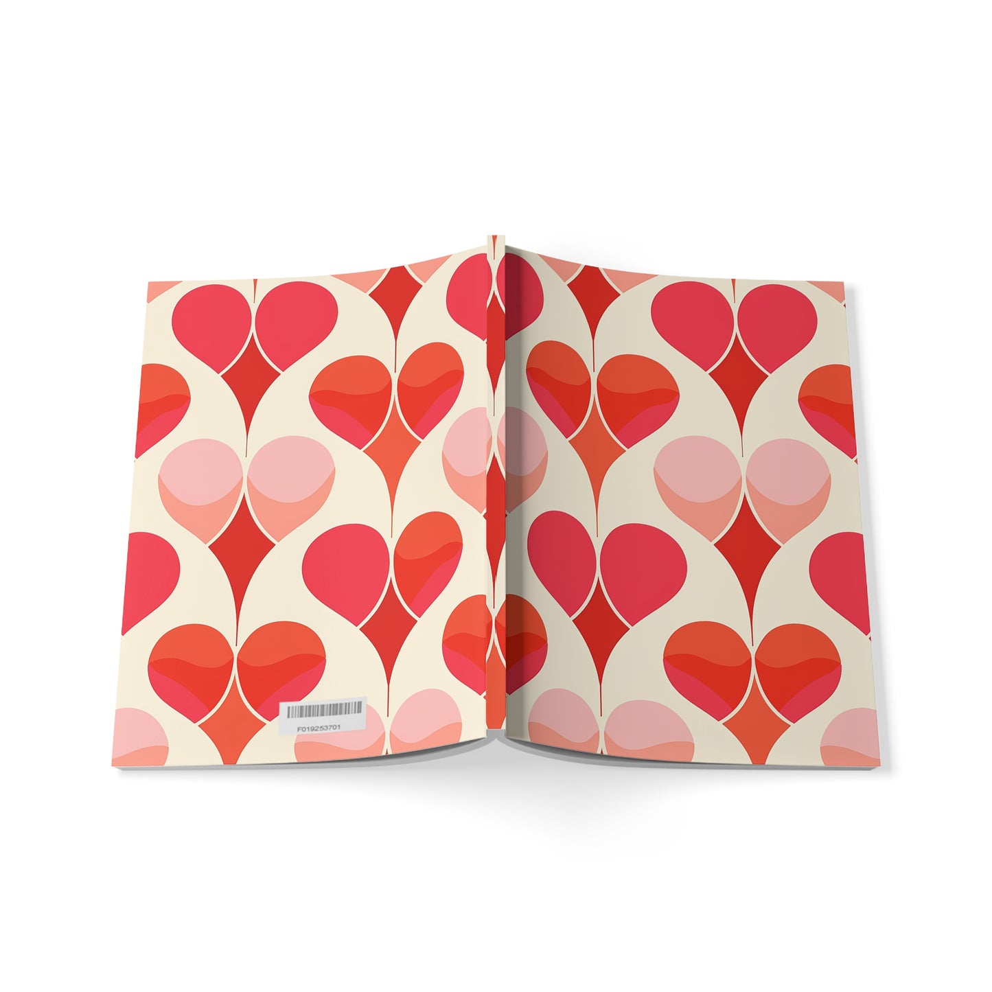 Heart Stream Softcover Notebook, A5