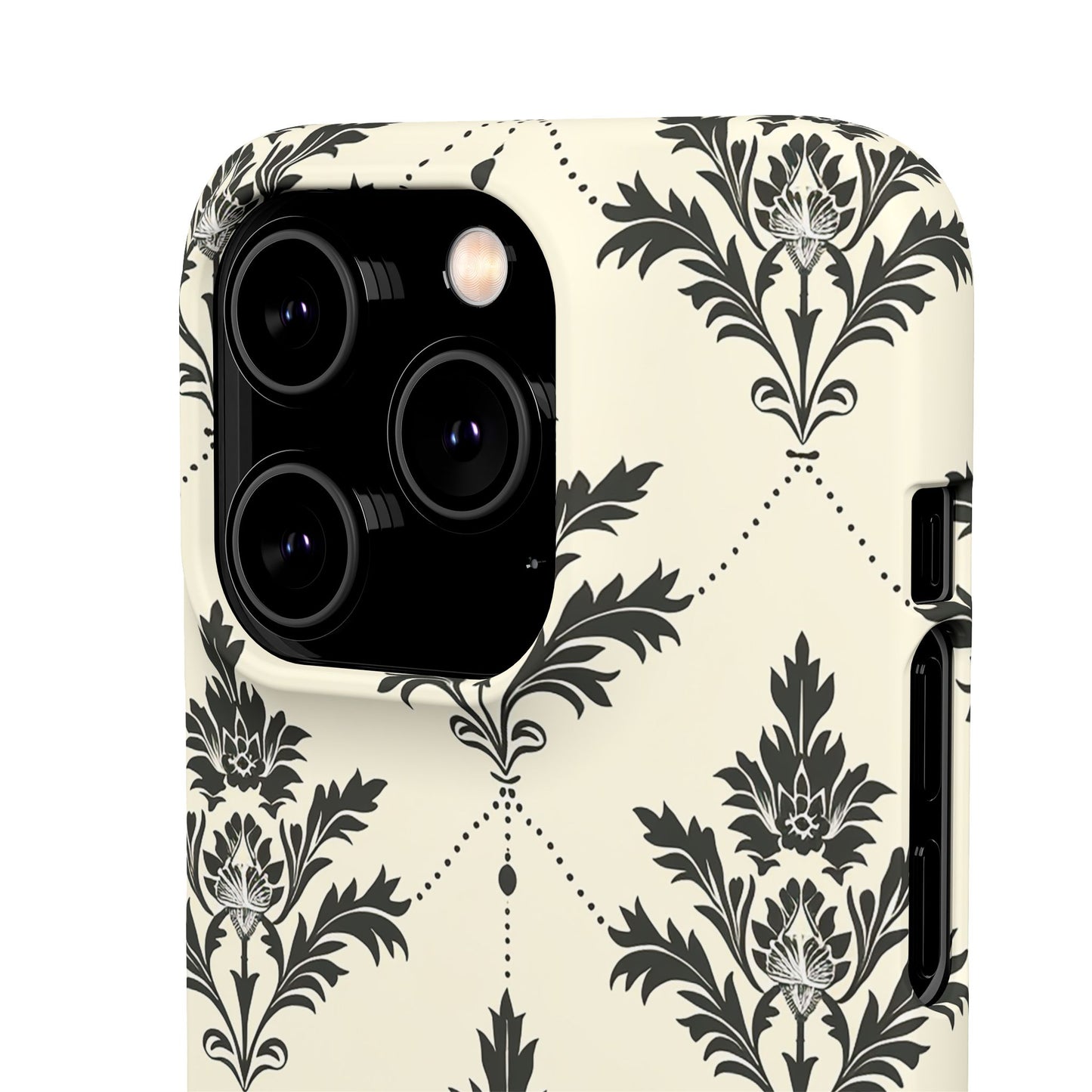 Midnight Damask Snap Case