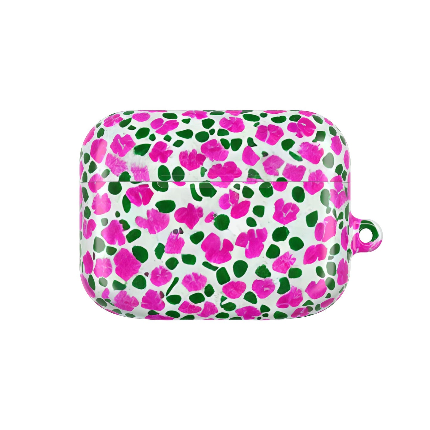 Petal Riot - Fuschia & Green Abstract AirPod Case