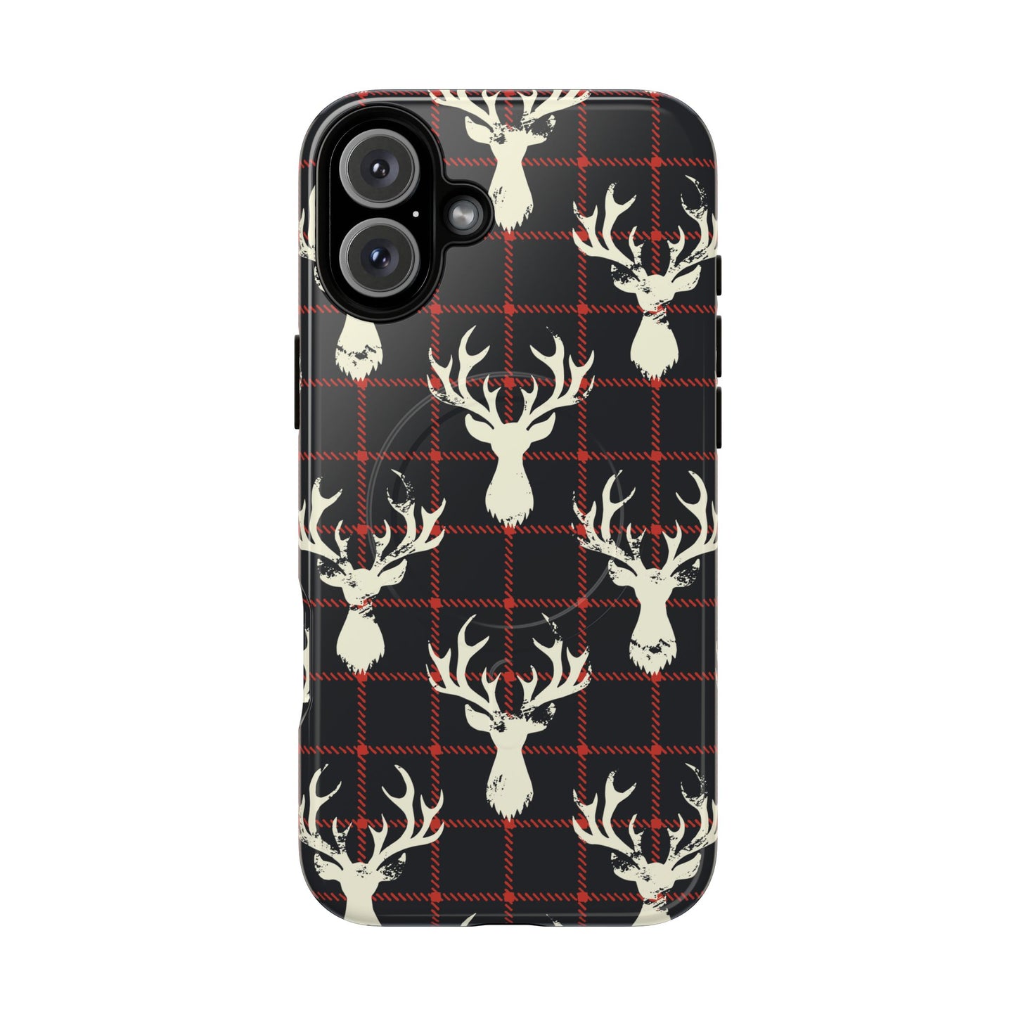 Stag Plaid Tough Magnetic Case