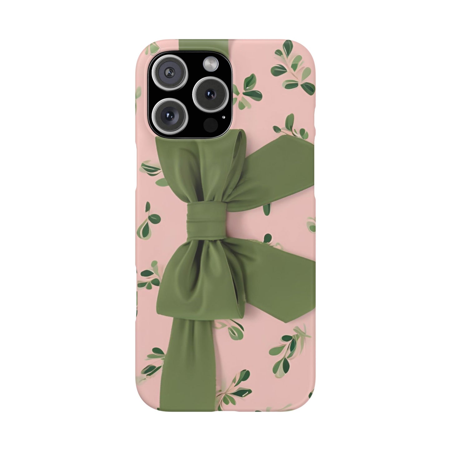 Blushing Bow Snap Case