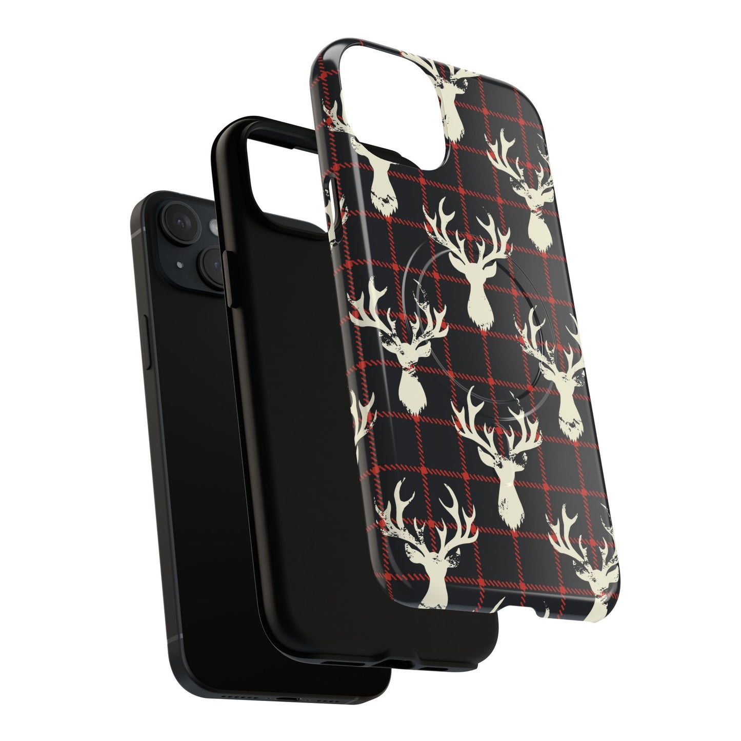 Stag Plaid Tough Magnetic Case