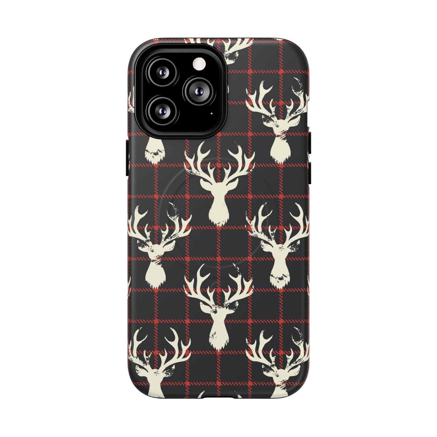 Stag Plaid Tough Magnetic Case
