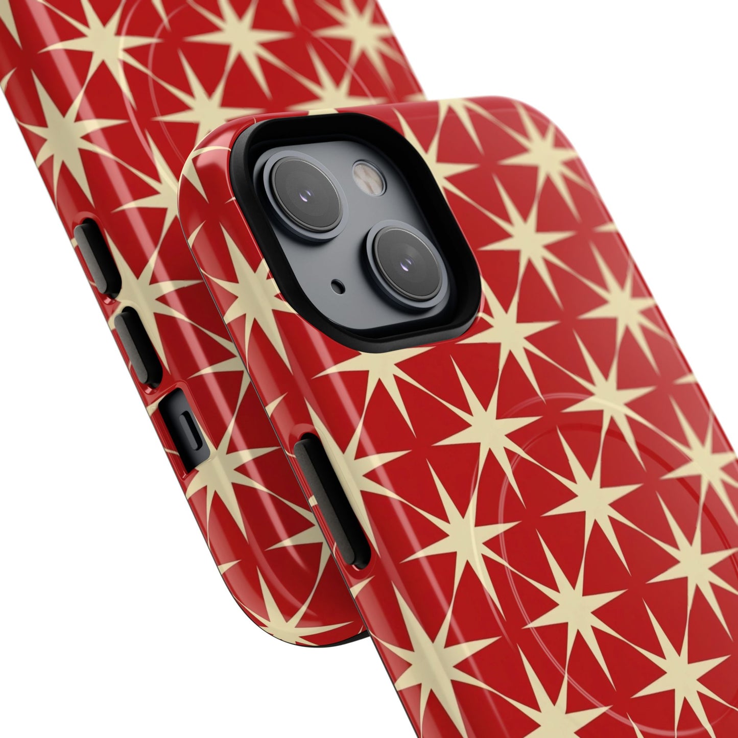 Crimson Star Tough Magnetic Phone Case