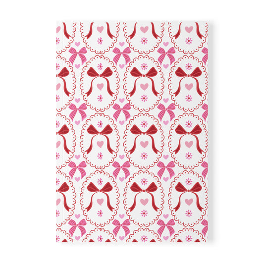 Coquette Bow Sweetheart Softcover Notebook A5