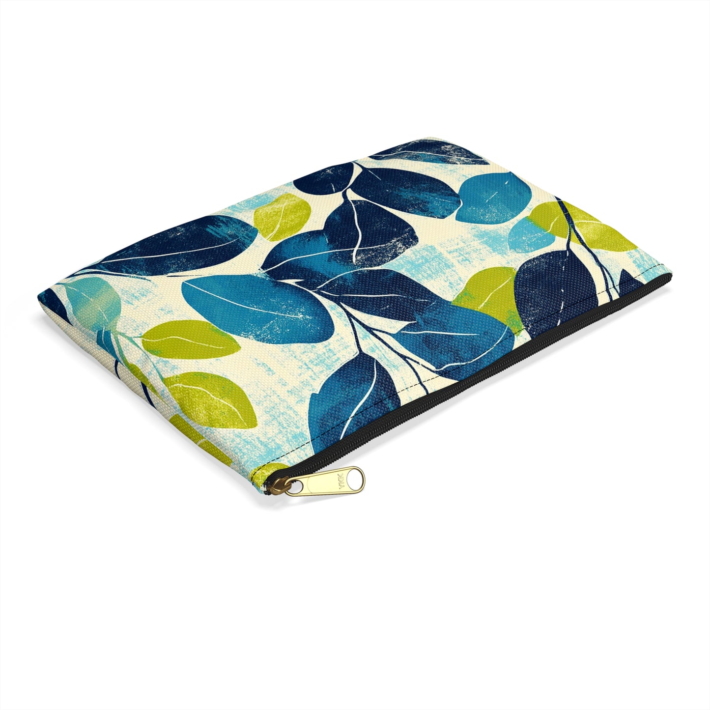 Retro Leaves Accessory Pouch