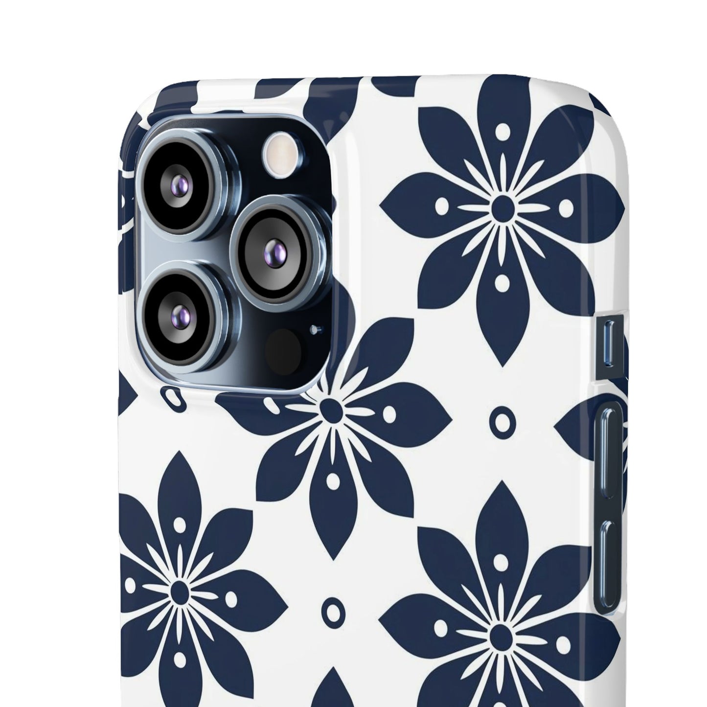 Azure Lattice Snap Case