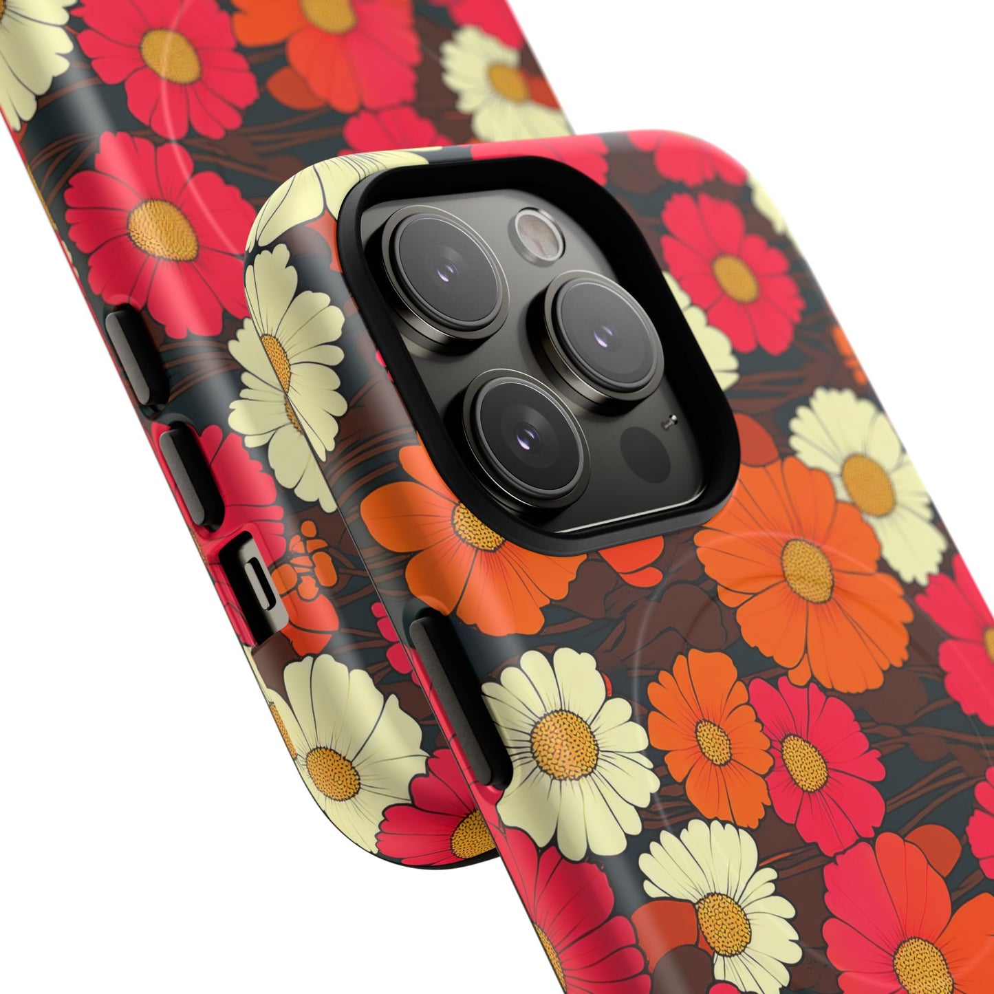 Flower Power Vintage Phone Tough Magnetic Case