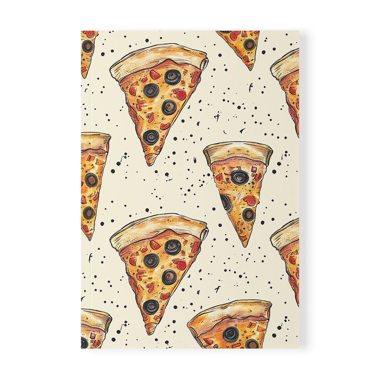 Have a slice - Pizza Lover's Softcover Notebook A5