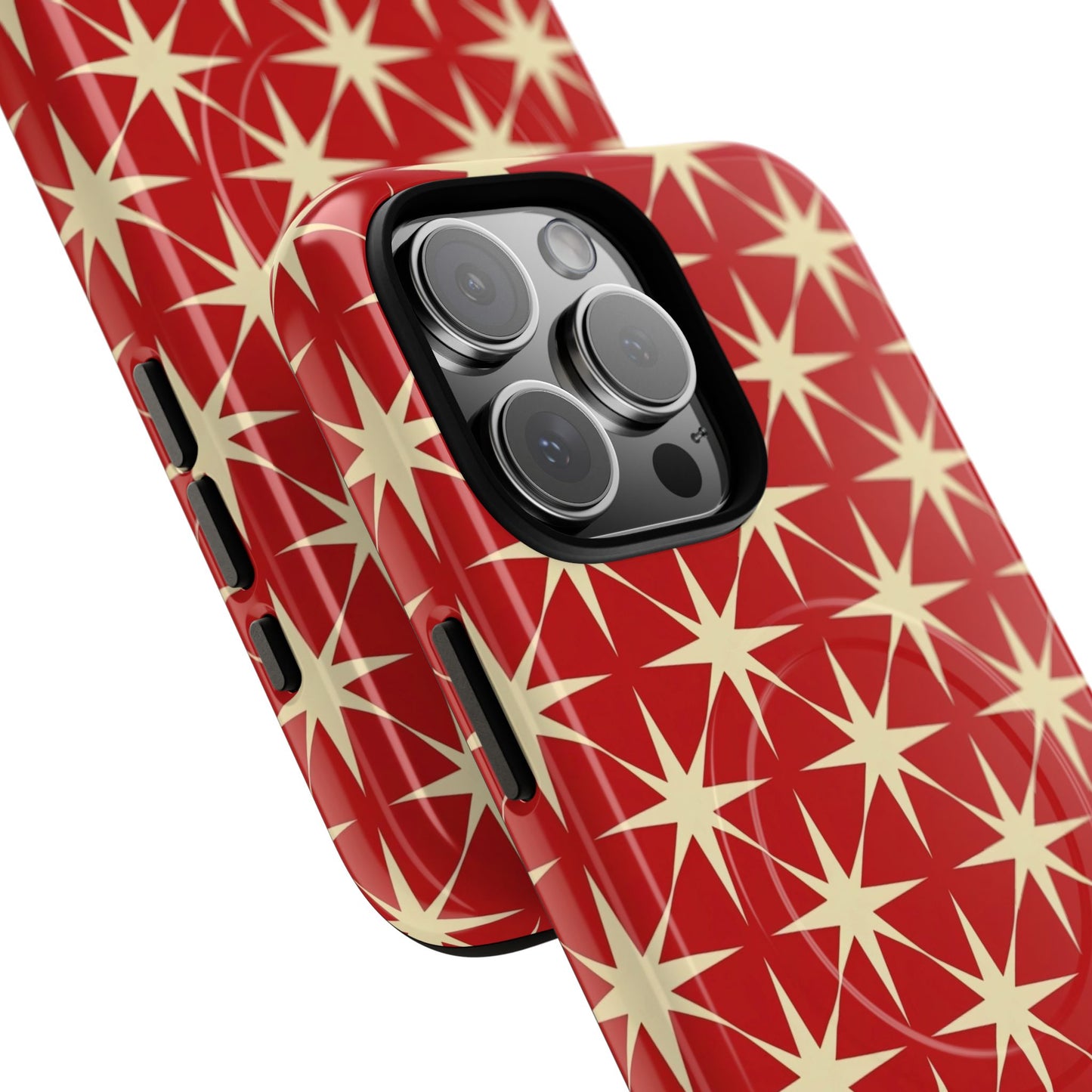 Crimson Star Tough Magnetic Phone Case