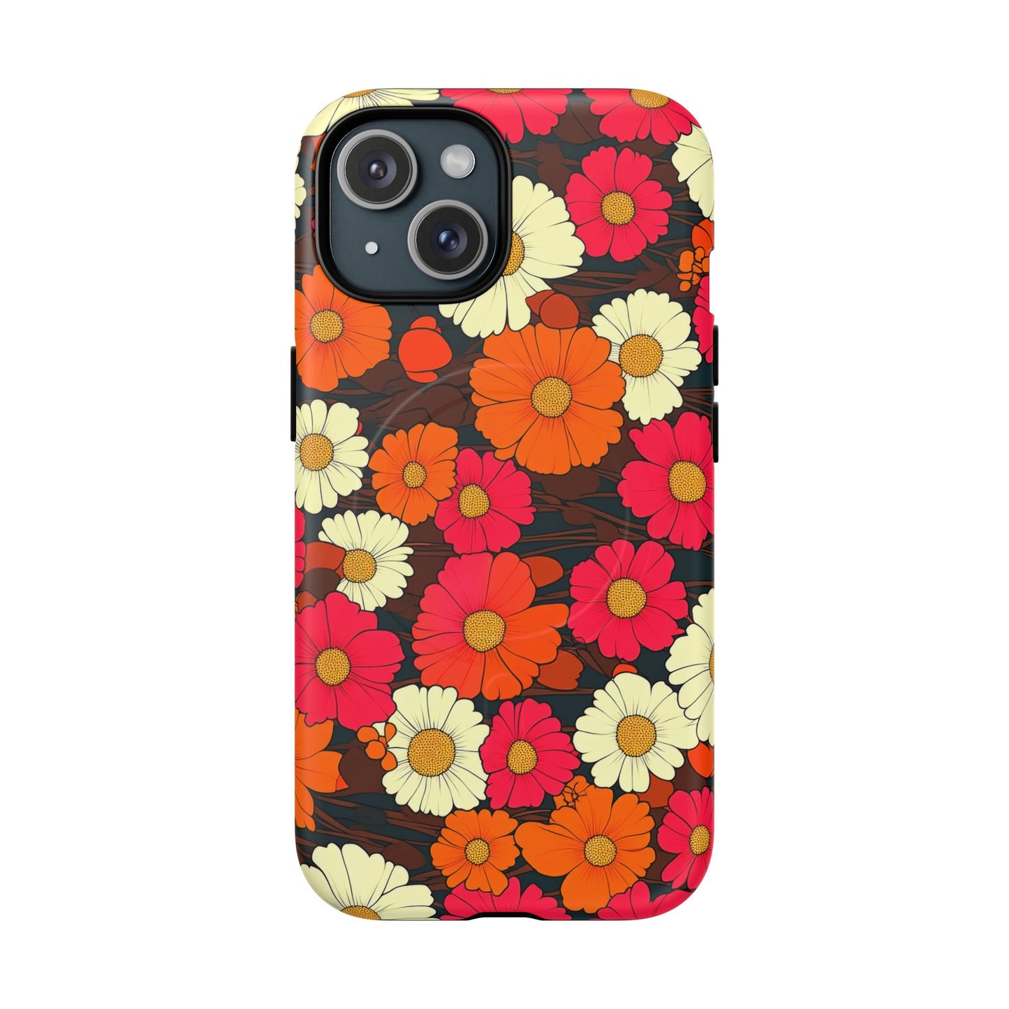 Flower Power Vintage Phone Tough Magnetic Case