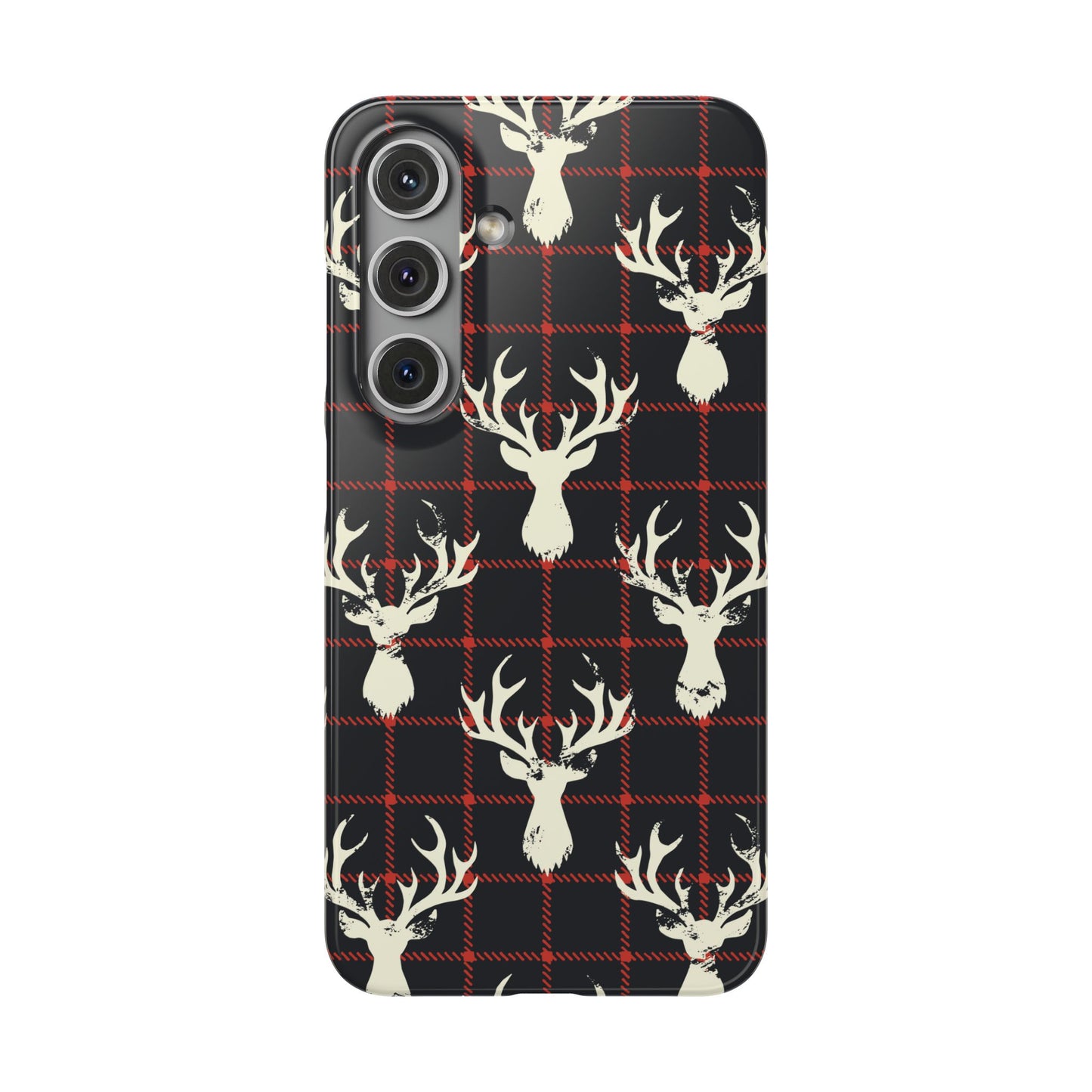 Stag Plaid Snap Case