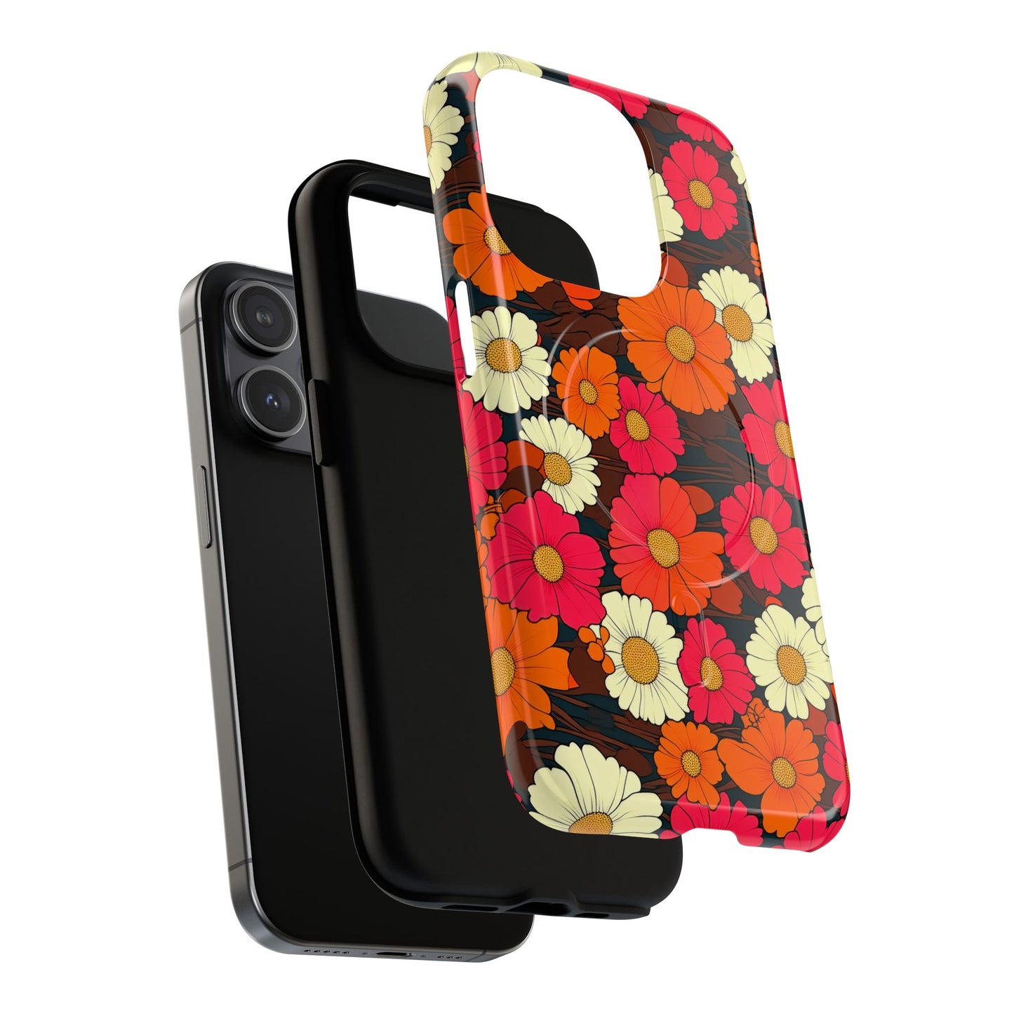 Flower Power Vintage Phone Tough Magnetic Case