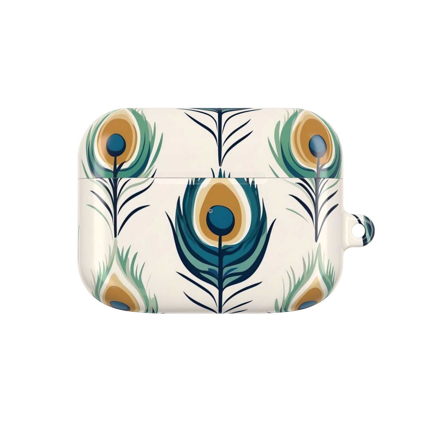 Strutting Peacock Feather AirPod Cases