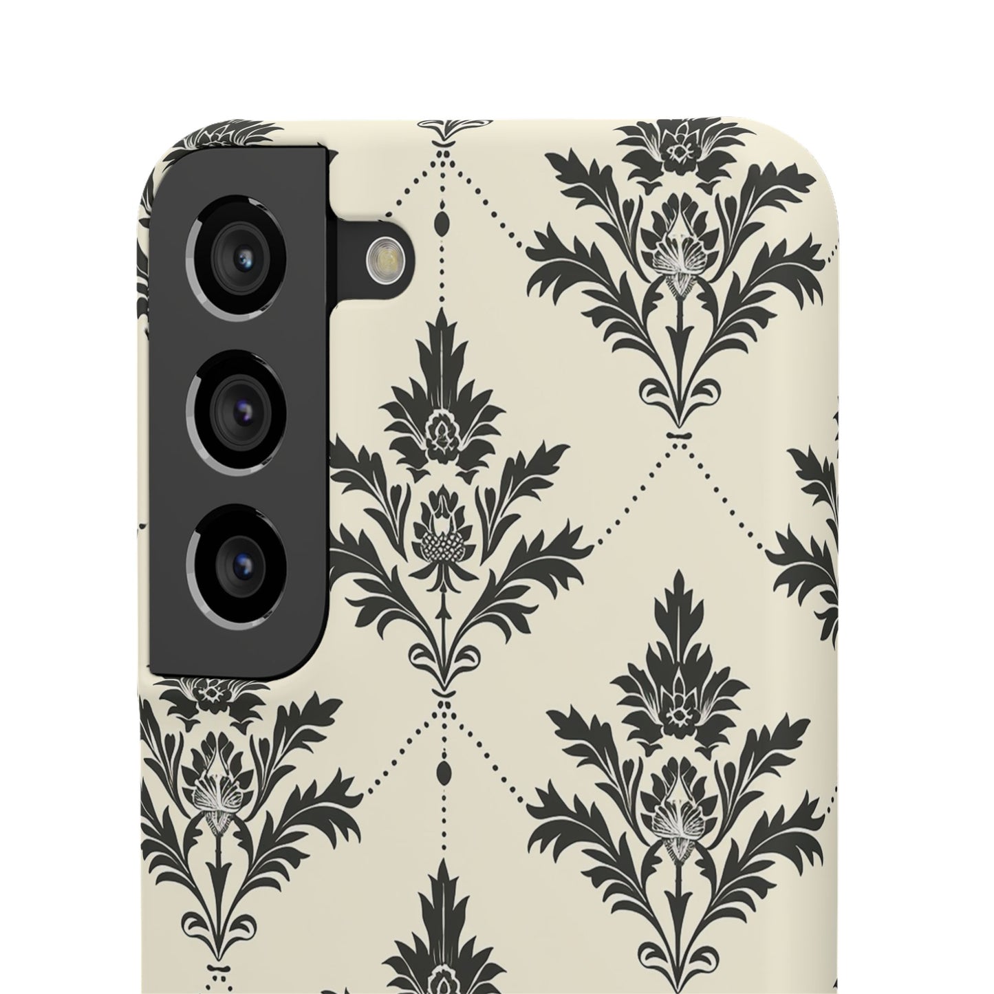 Midnight Damask Snap Case