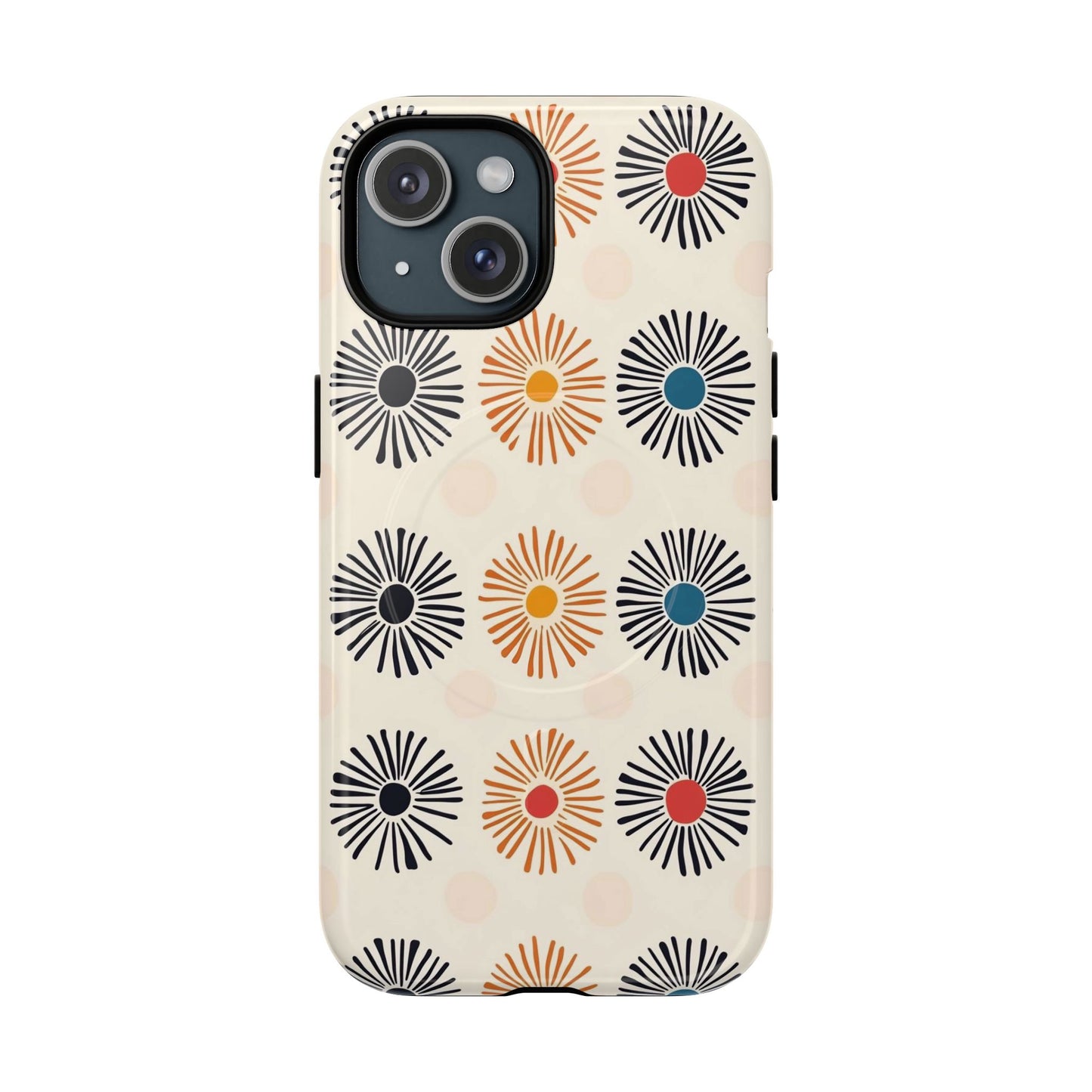 Burstwise Colorful Floral Tough Magnetic Case