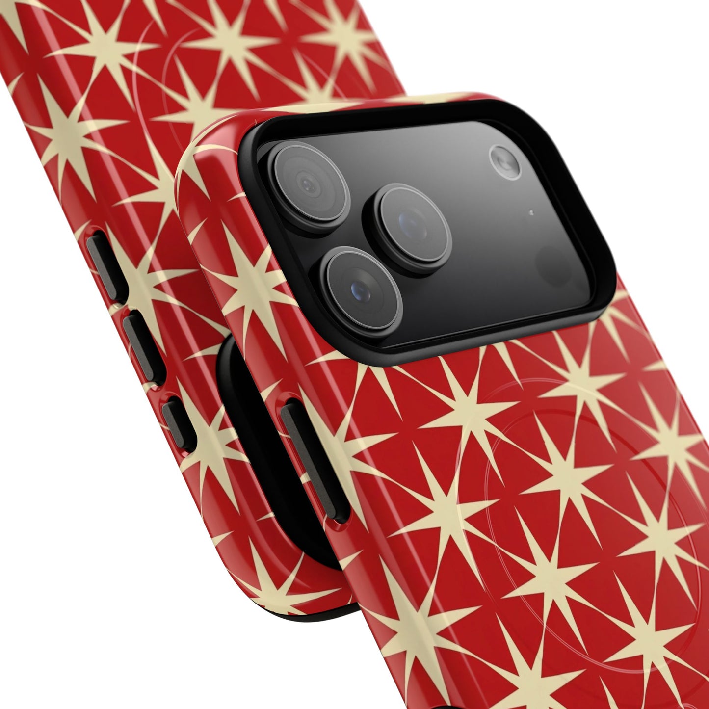 Crimson Star Tough Magnetic Phone Case