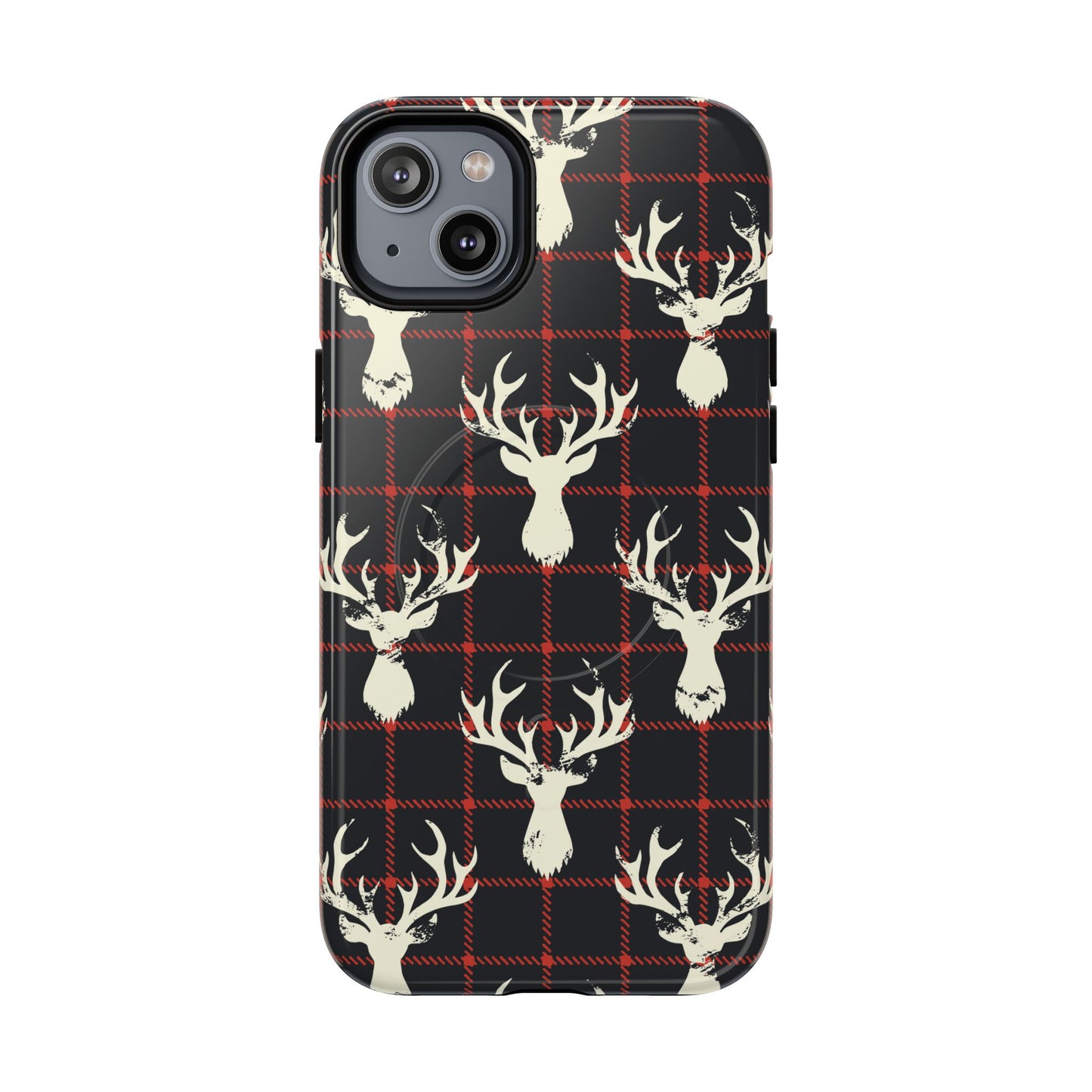 Stag Plaid Tough Magnetic Case