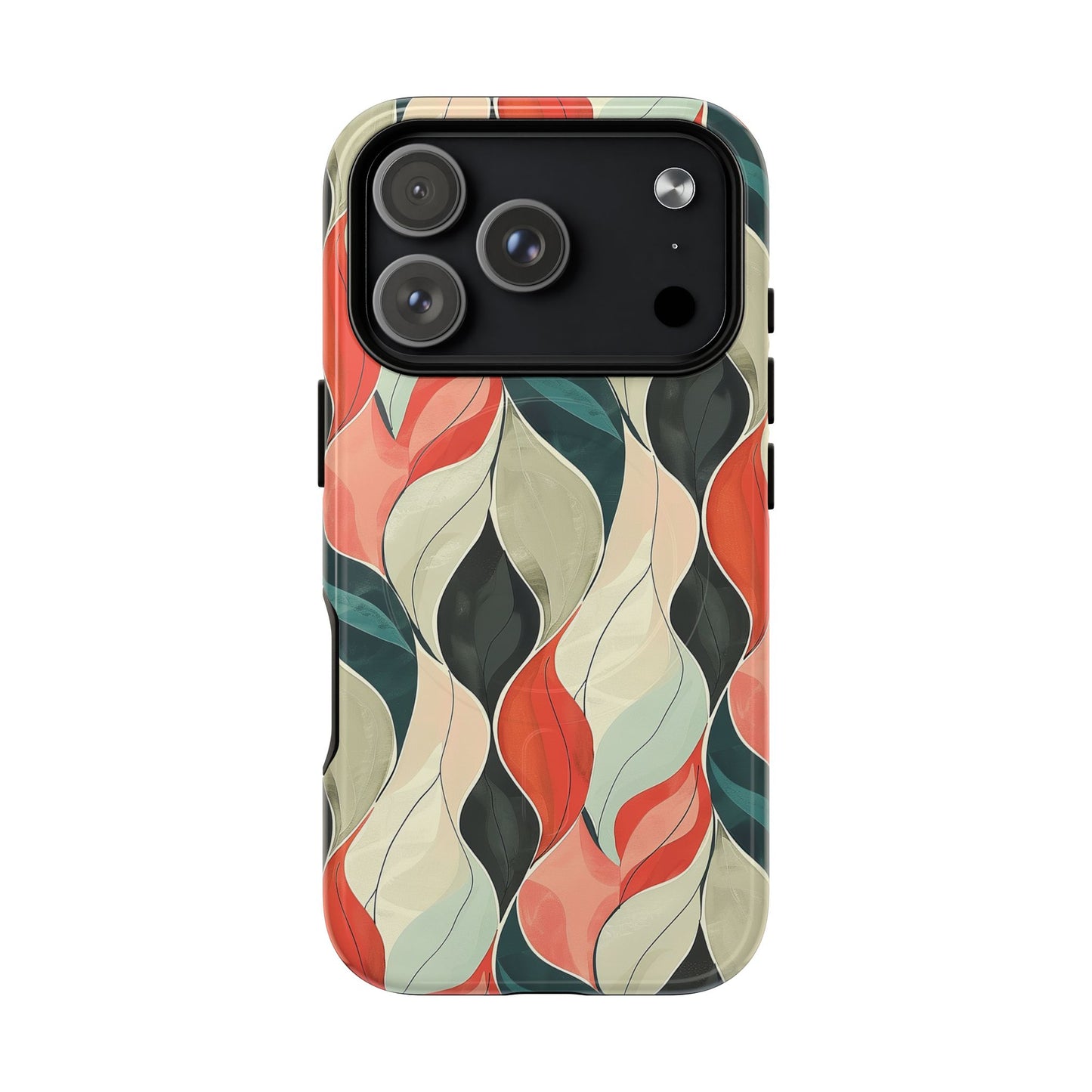 Soft Swirl Floral Tough Magnetic Case