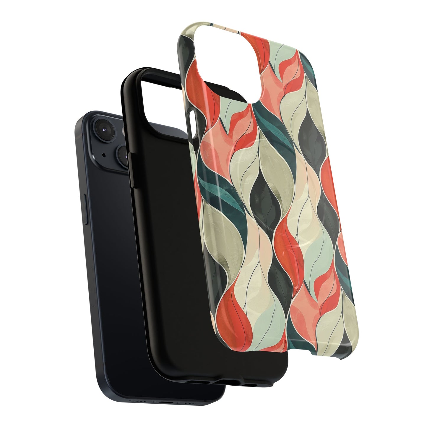 Soft Swirl Floral Tough Magnetic Case
