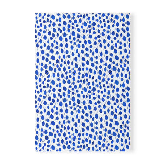 Cerulean Interlude - Blue Dots A5 Softcover Notebook