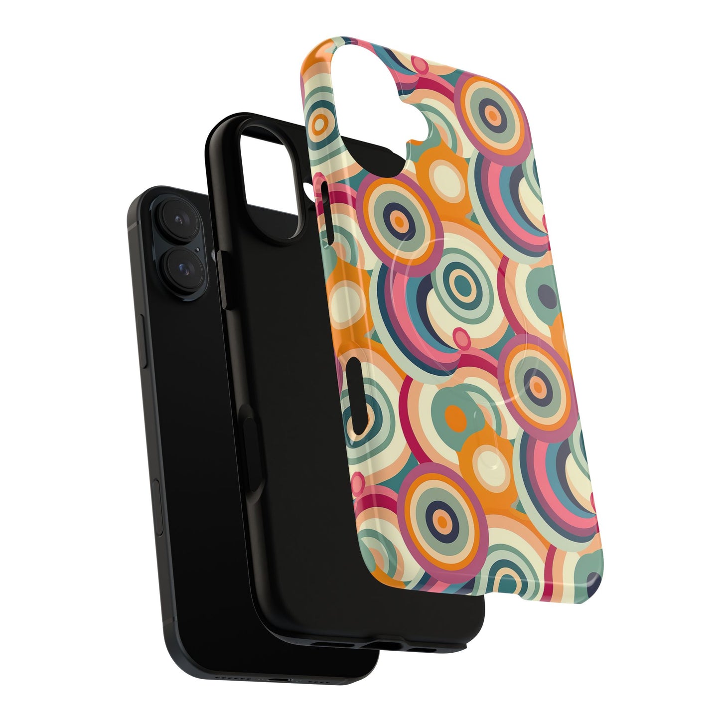 Retro Ripple Tough Magnetic Phone Case