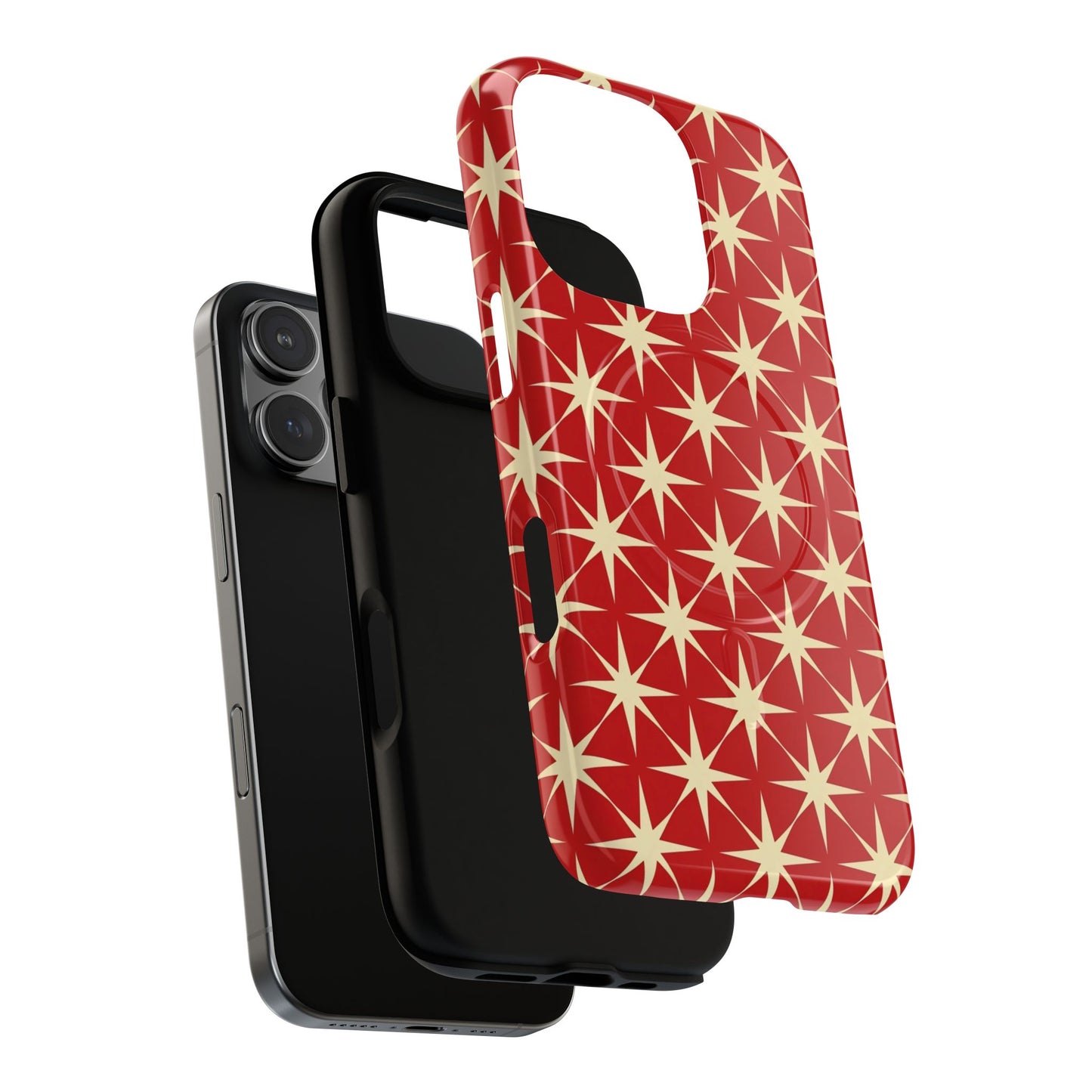 Crimson Star Tough Magnetic Phone Case