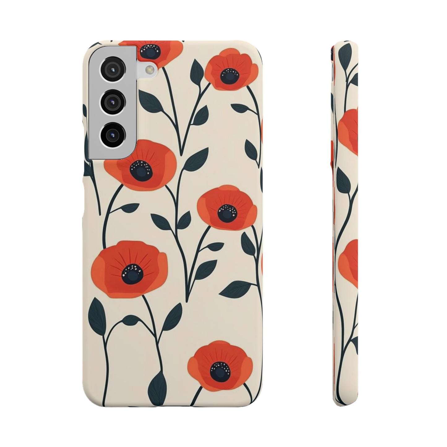 Poppy Fields Phone Snap Case