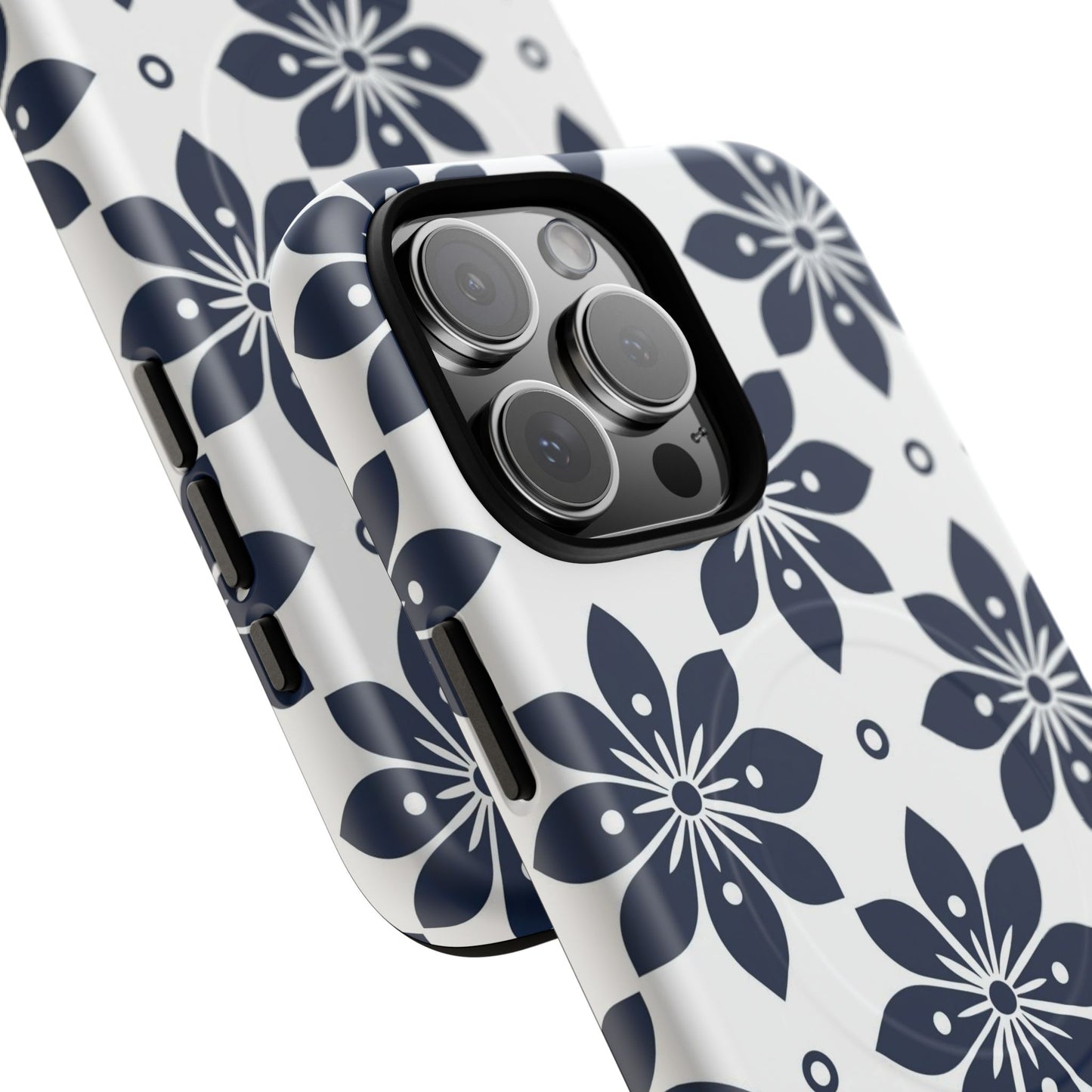Azure Lattice Tough Magnetic Case