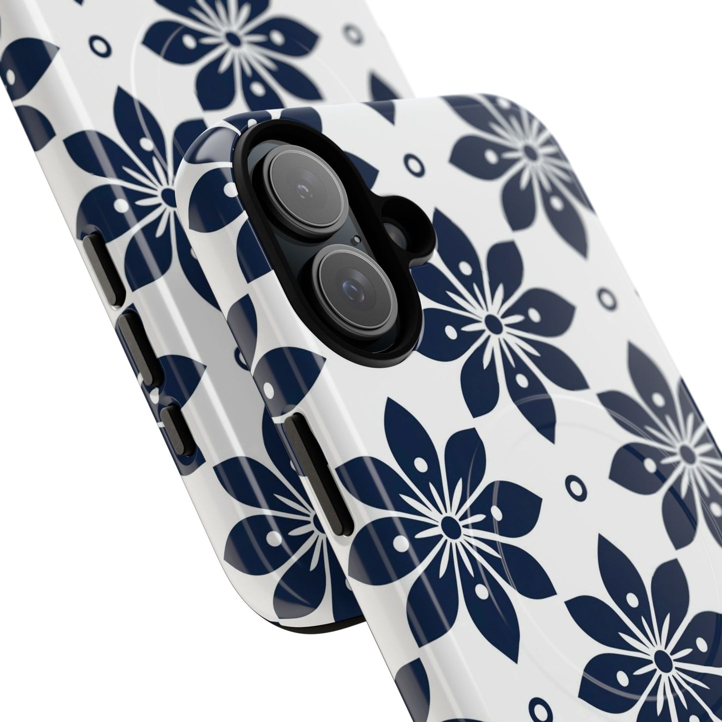 Azure Lattice Tough Magnetic Case