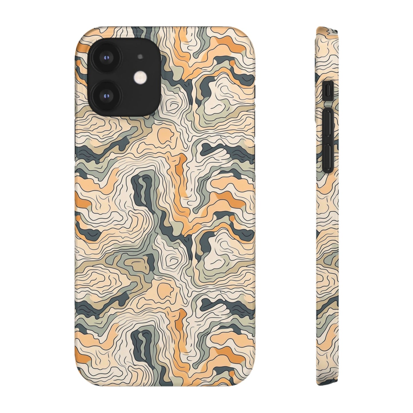 Earthy Abstract Snap Case