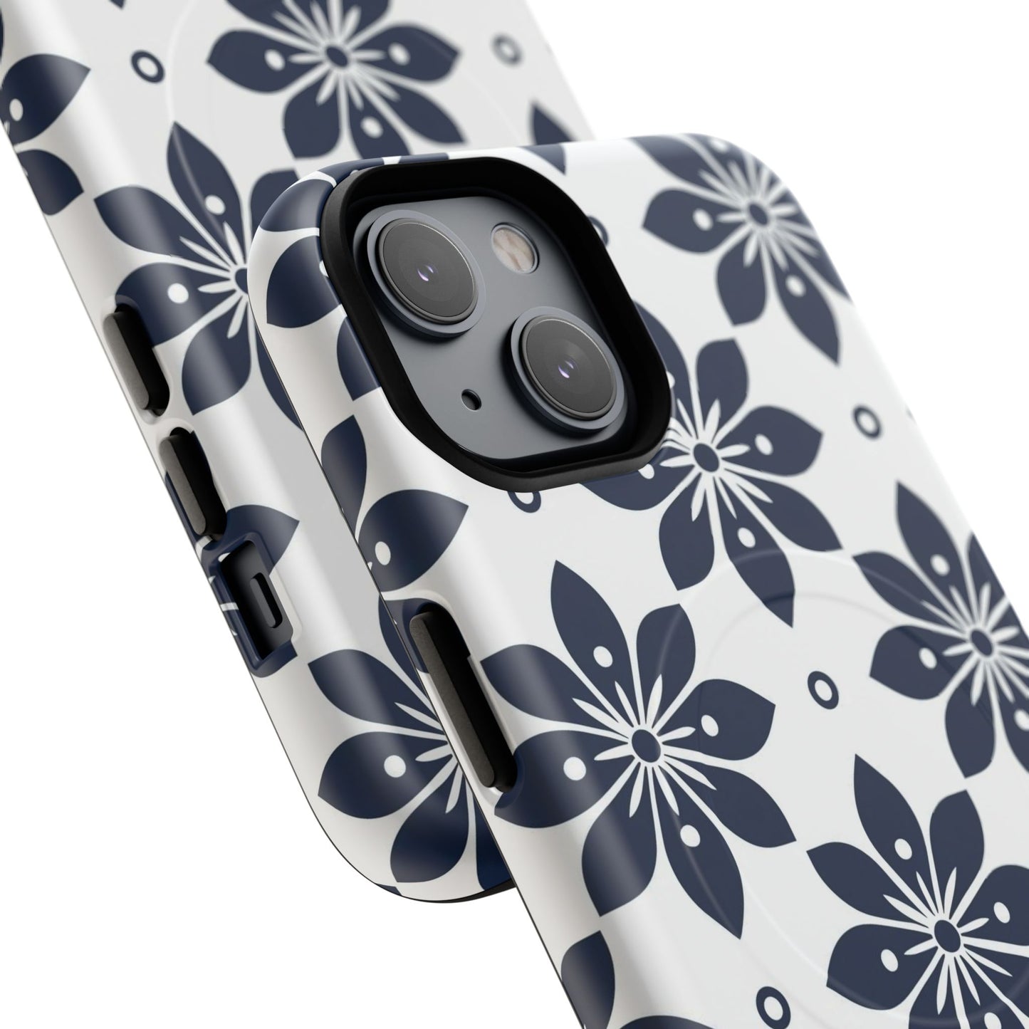 Azure Lattice Tough Magnetic Case