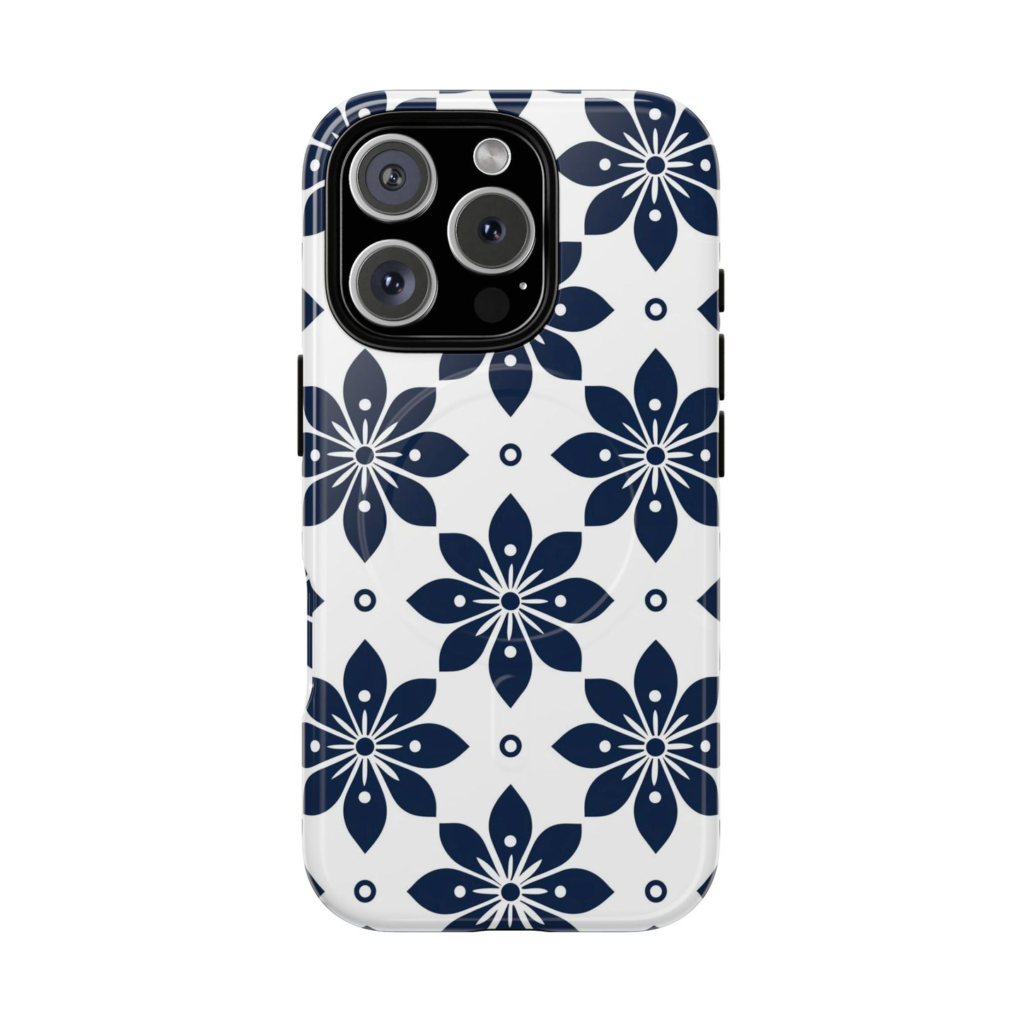 Azure Lattice Tough Magnetic Case