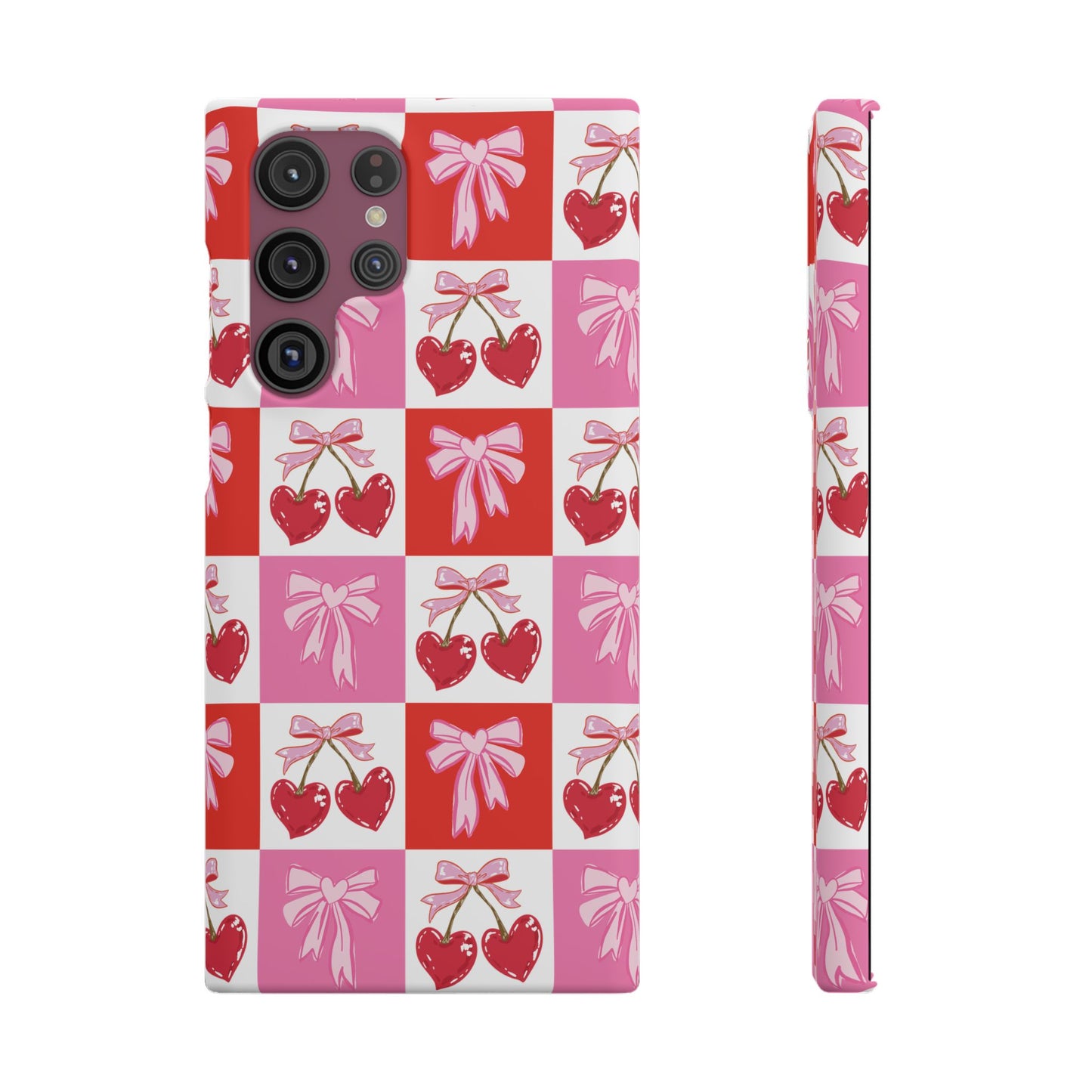 Sweet Pink Coquette Snap Case