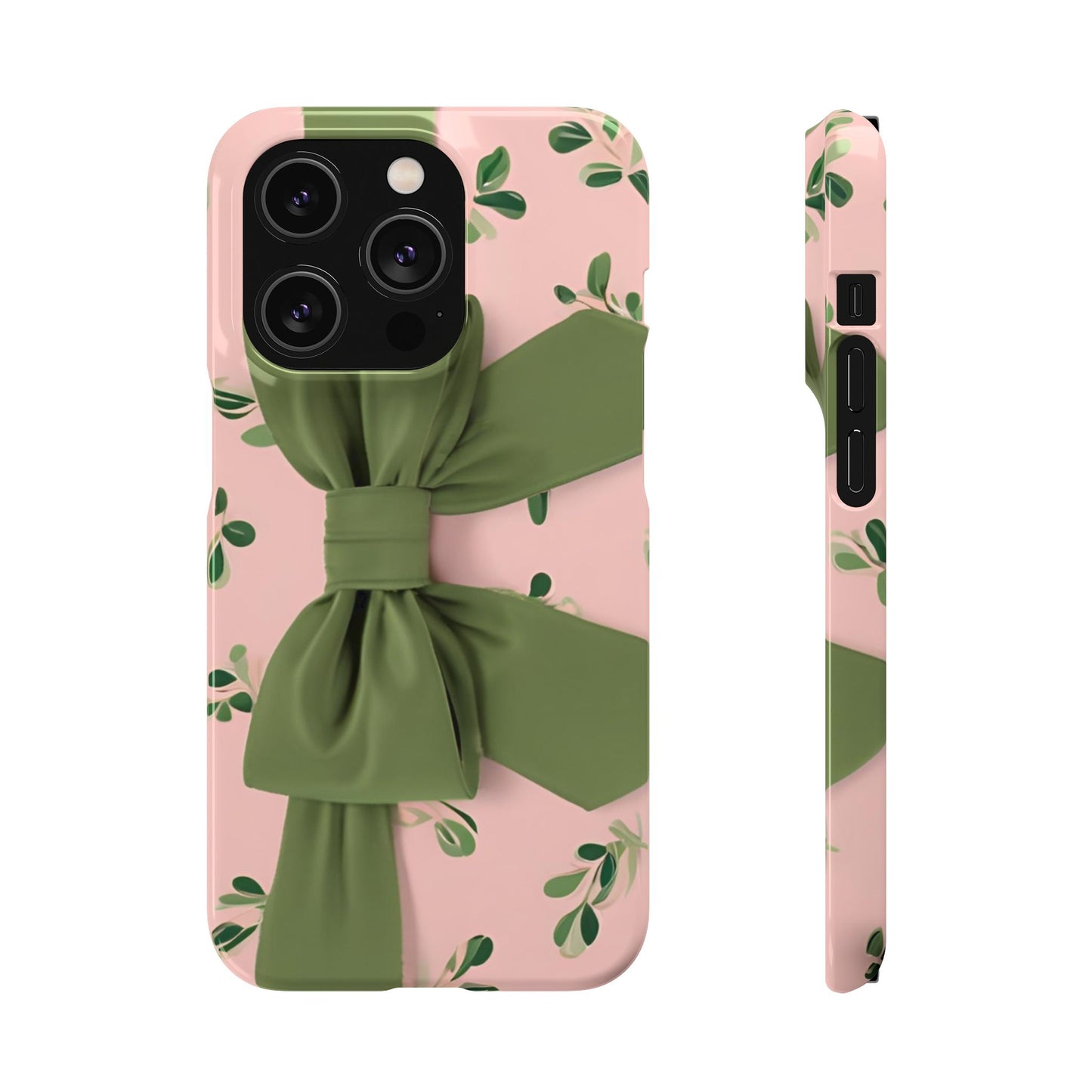Blushing Bow Snap Case