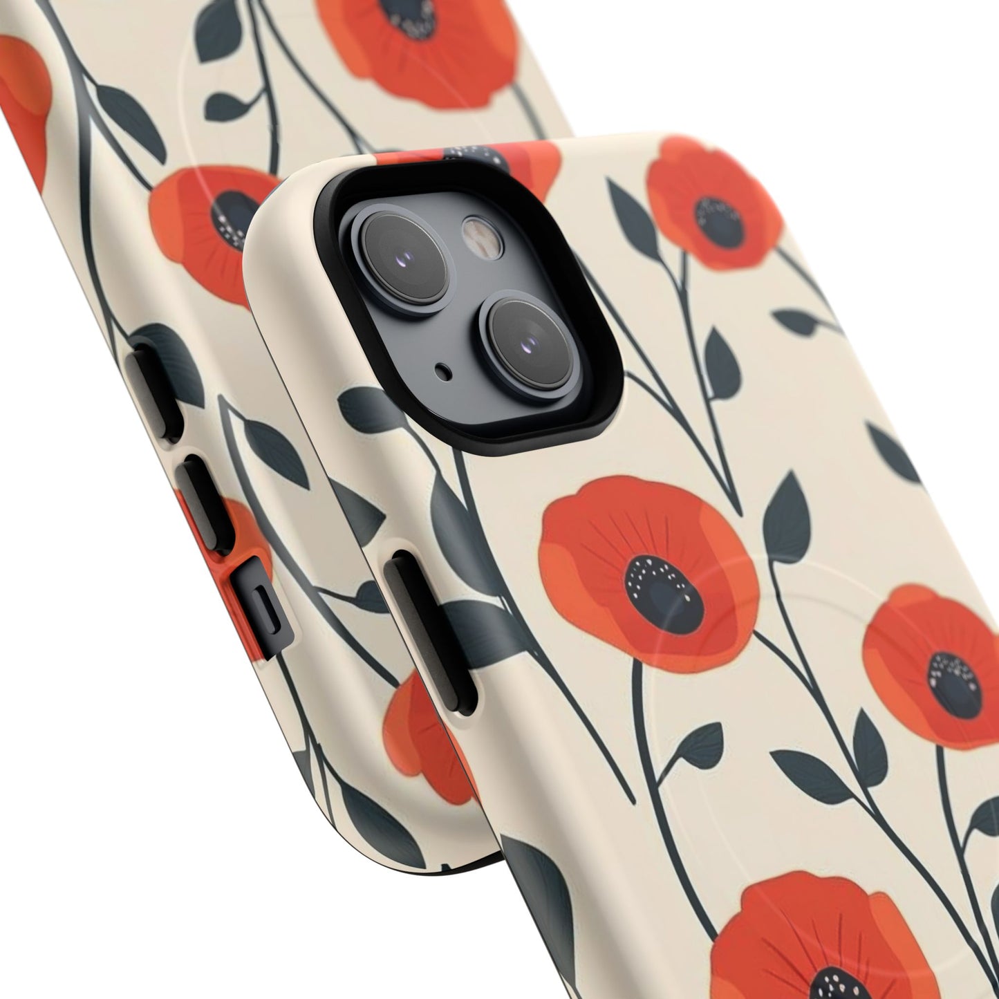 Poppy Fields Tough Magnetic Phone Case