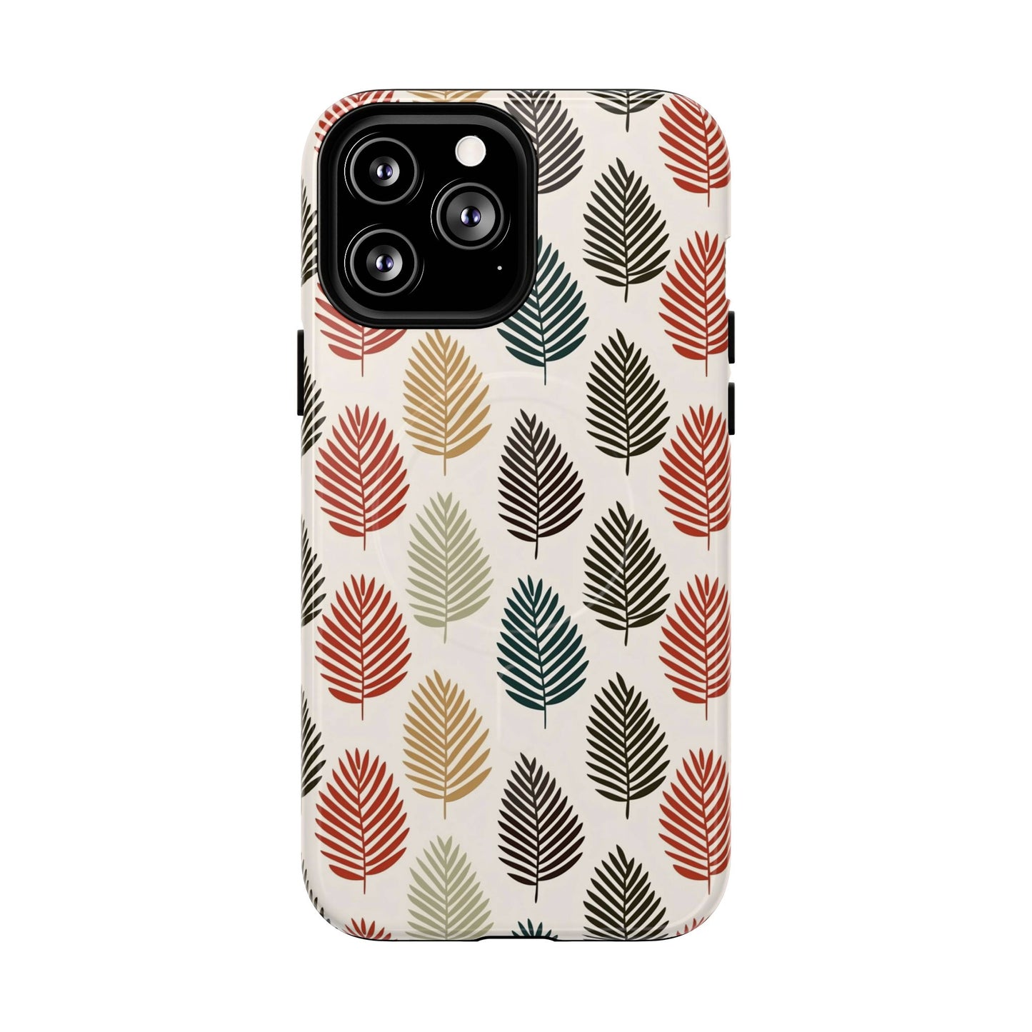 Robuste magnetische Handyhülle mit Herbstlaub-Motiv