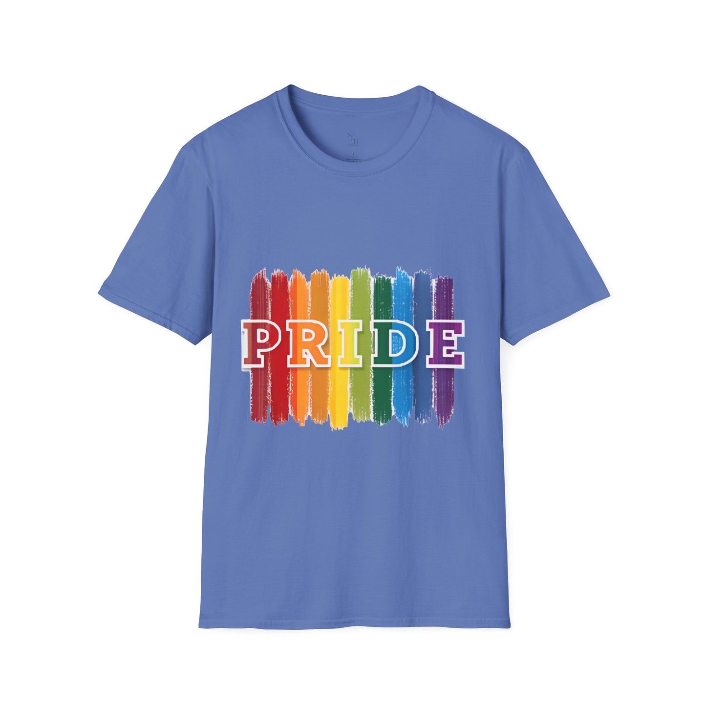 Pride Rainbow Stripes & Fingerprint T-Shirt