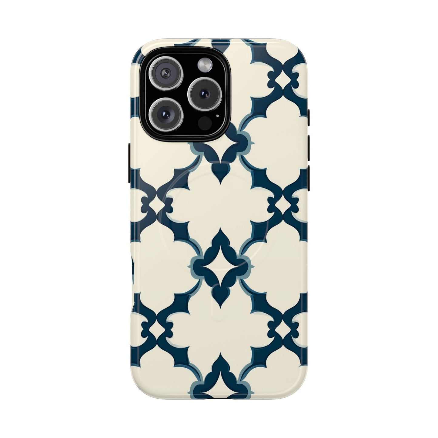 Midnight Quatrefoil Tough Magnetic Case