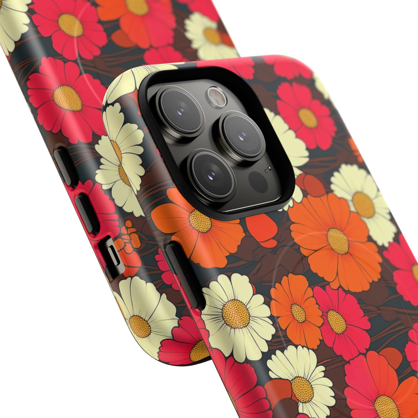 Flower Power Vintage Phone Tough Magnetic Case