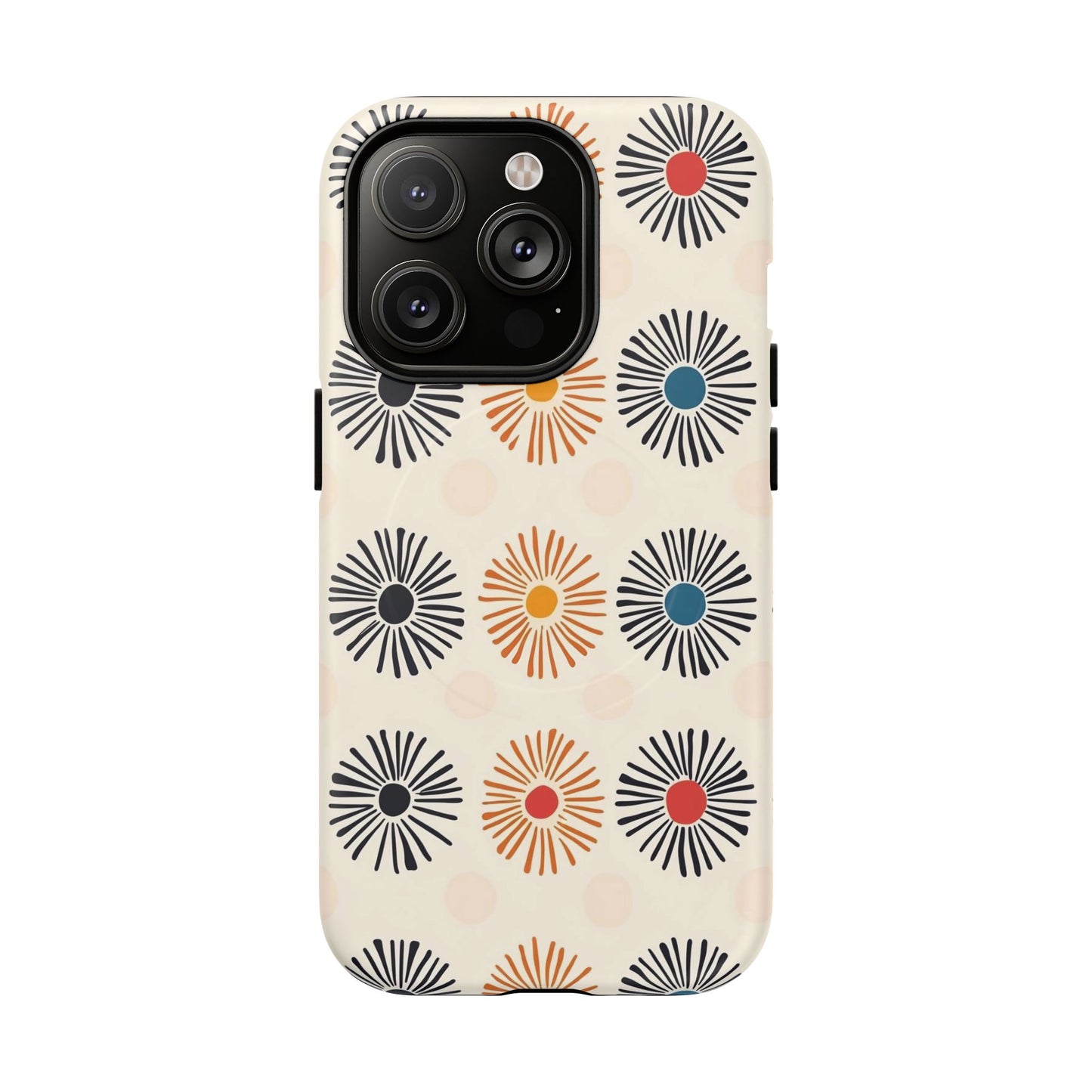 Burstwise Colorful Floral Tough Magnetic Case