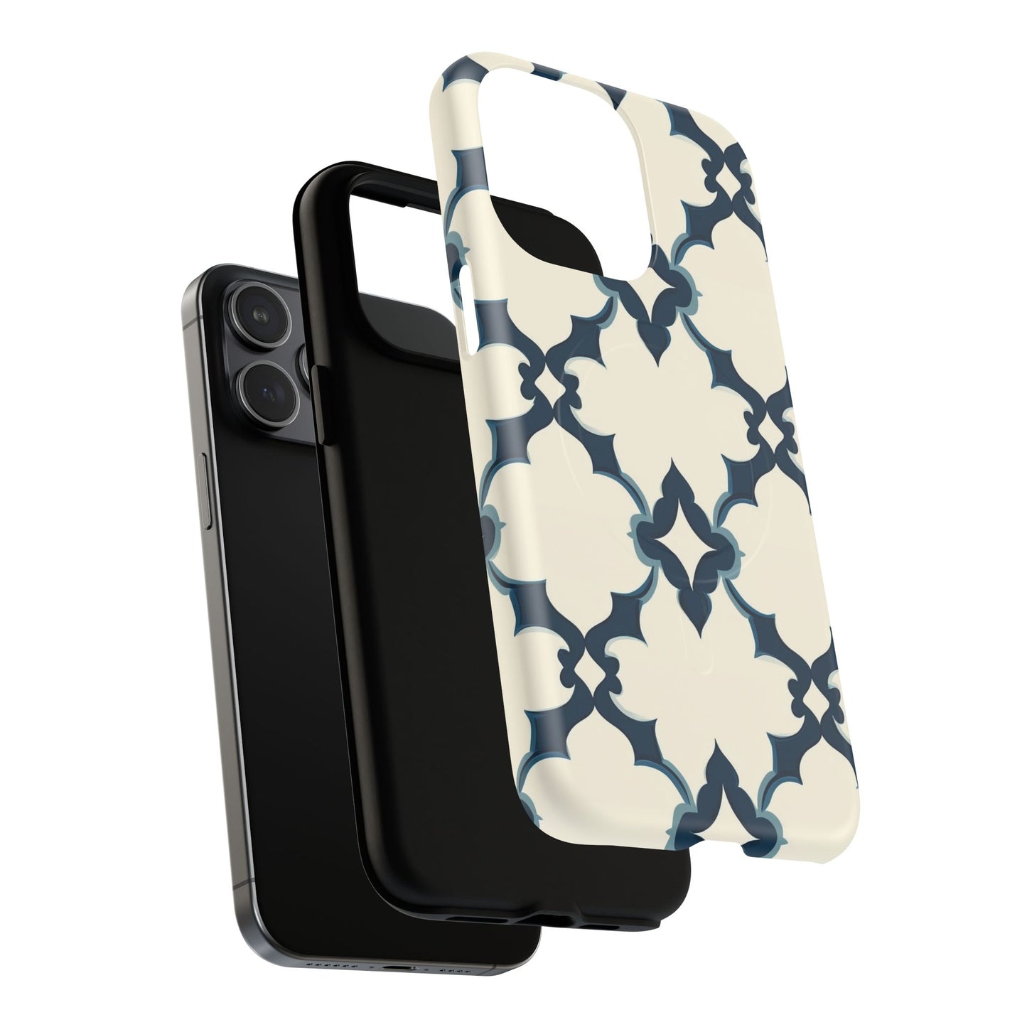 Midnight Quatrefoil Tough Magnetic Case